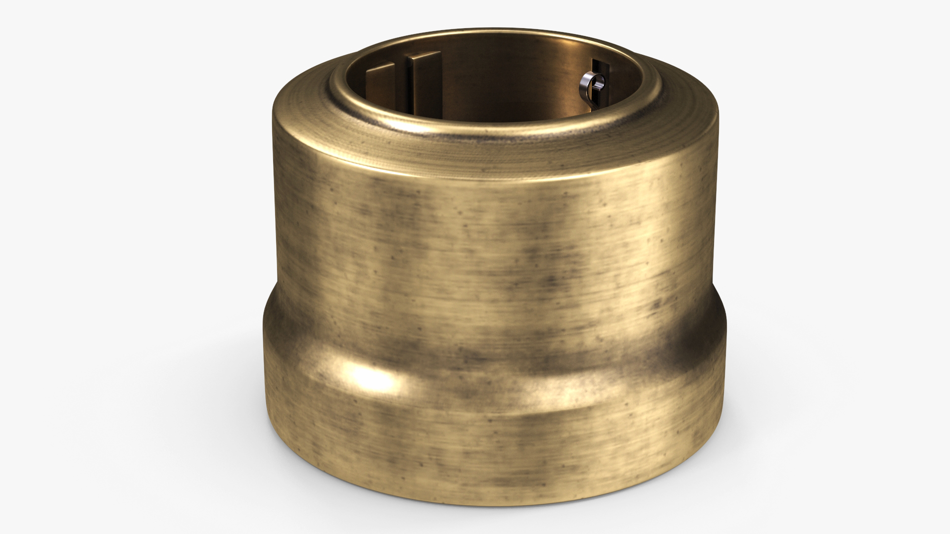 Retro Brass Sockets 3D model