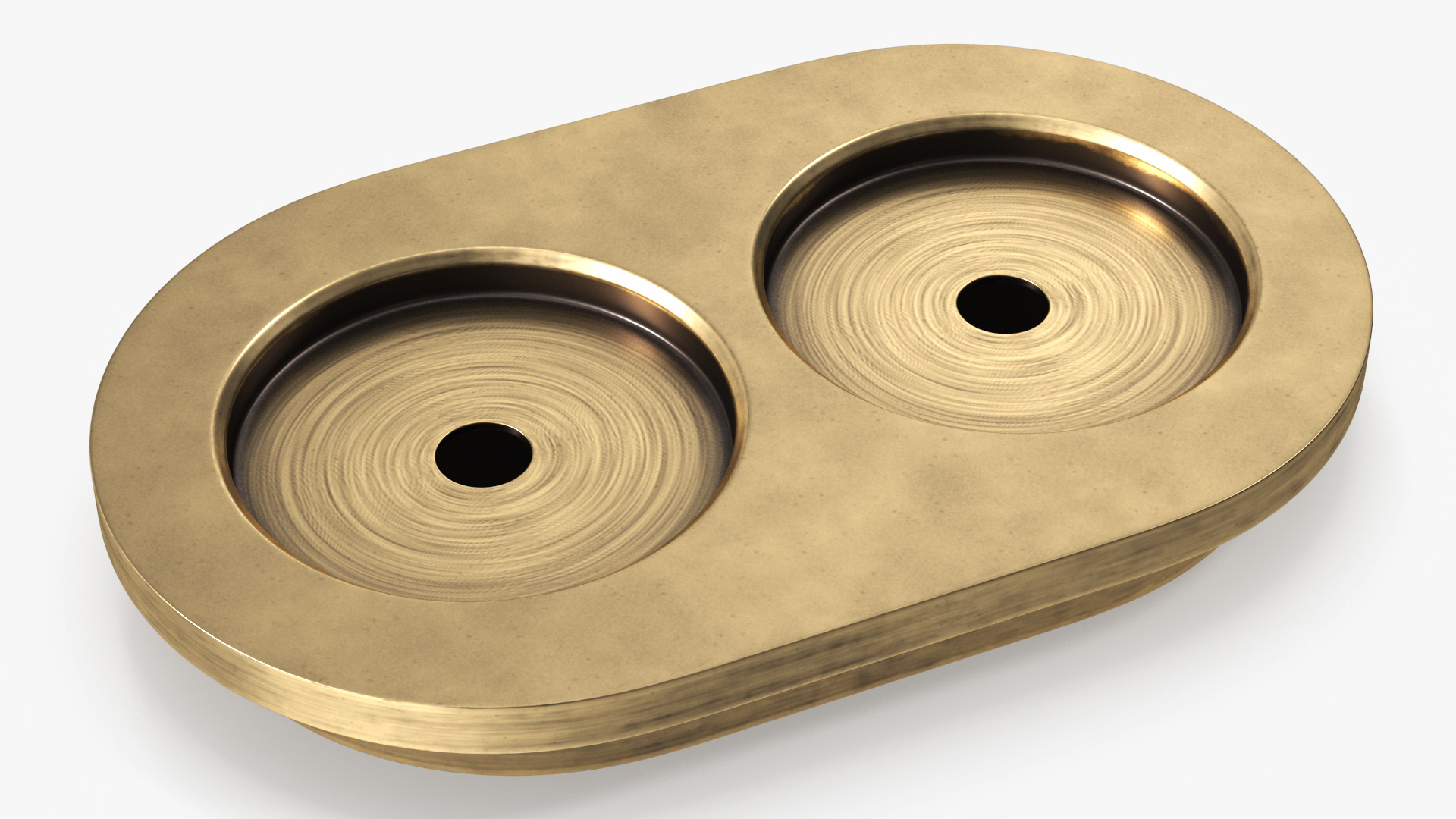 Retro Brass Sockets 3D model