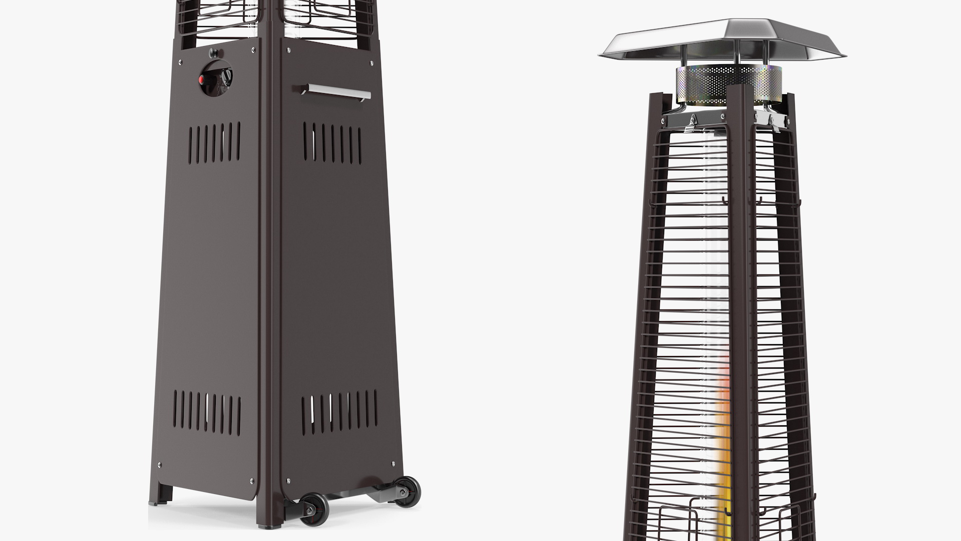 Pyramid Carillon Patio Heater On 3D