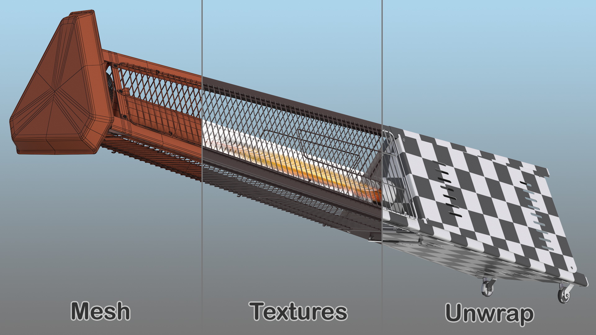 Pyramid Carillon Patio Heater On 3D