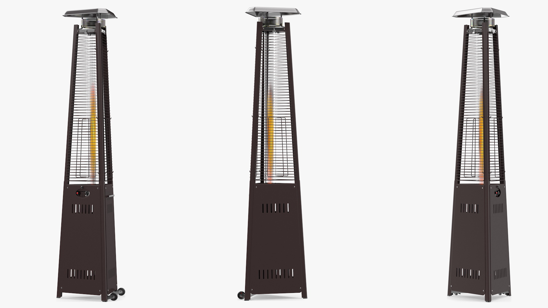 Pyramid Carillon Patio Heater On 3D