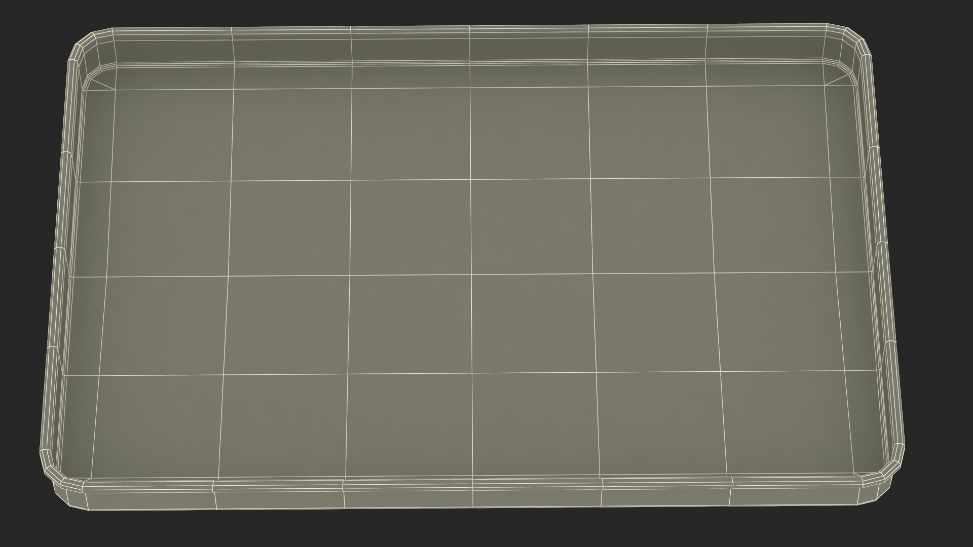 3D Bakeware Oven Tray model