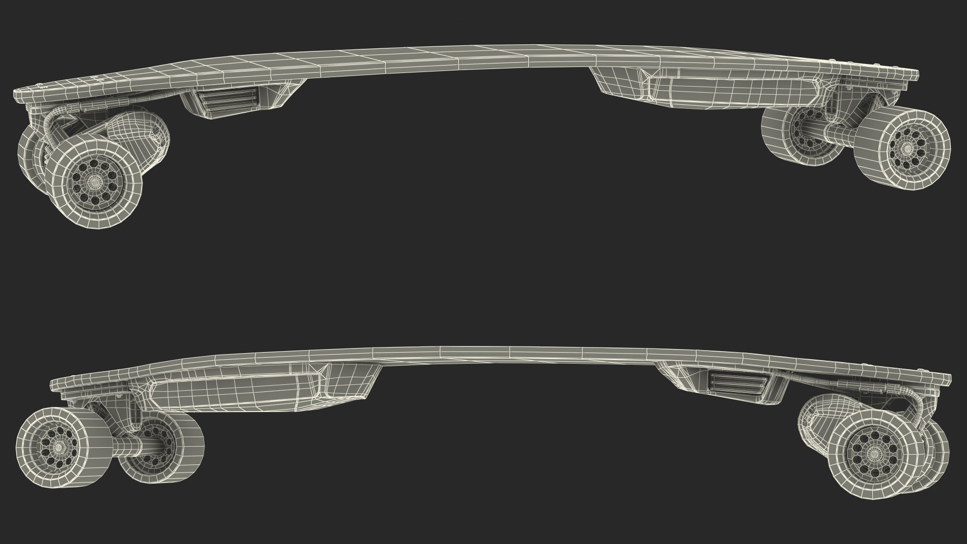 3D model Boosted 2nd Gen Dual Electric Skateboard