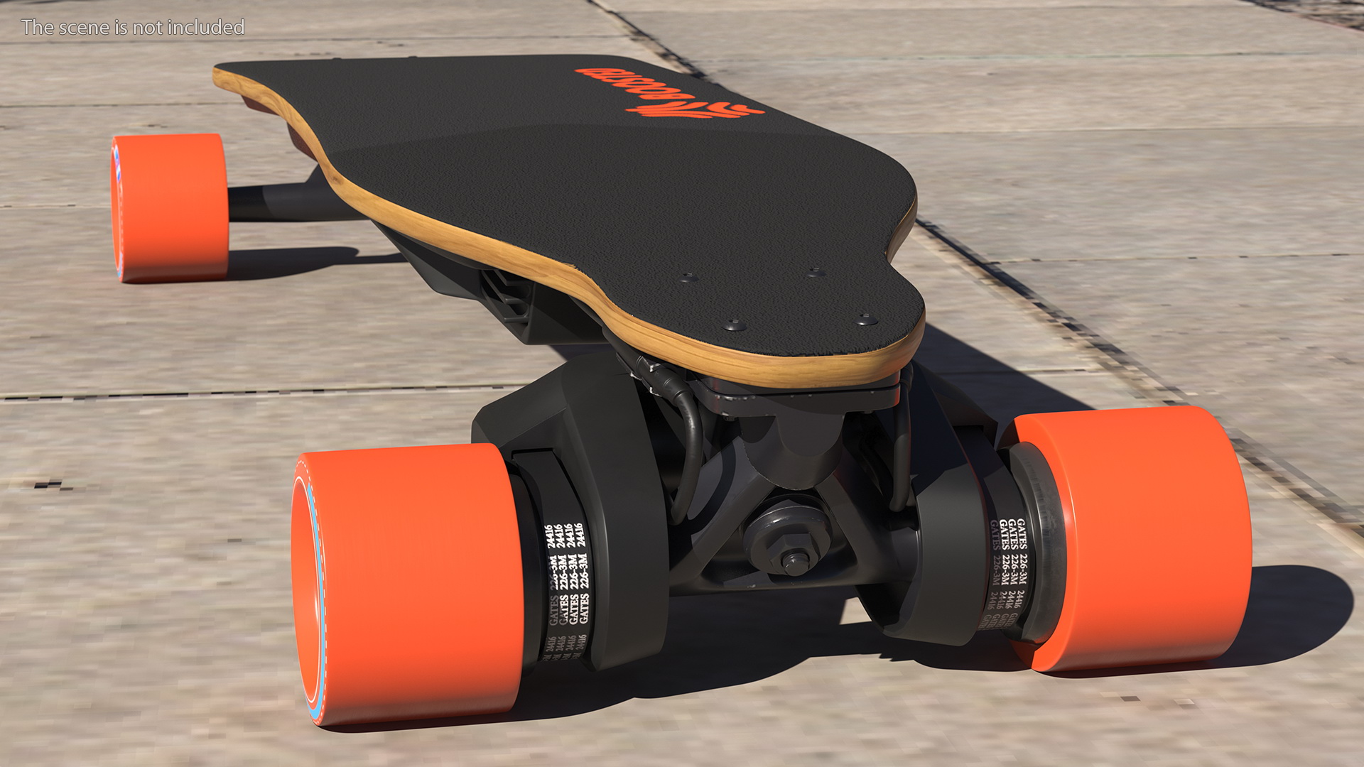 3D model Boosted 2nd Gen Dual Electric Skateboard