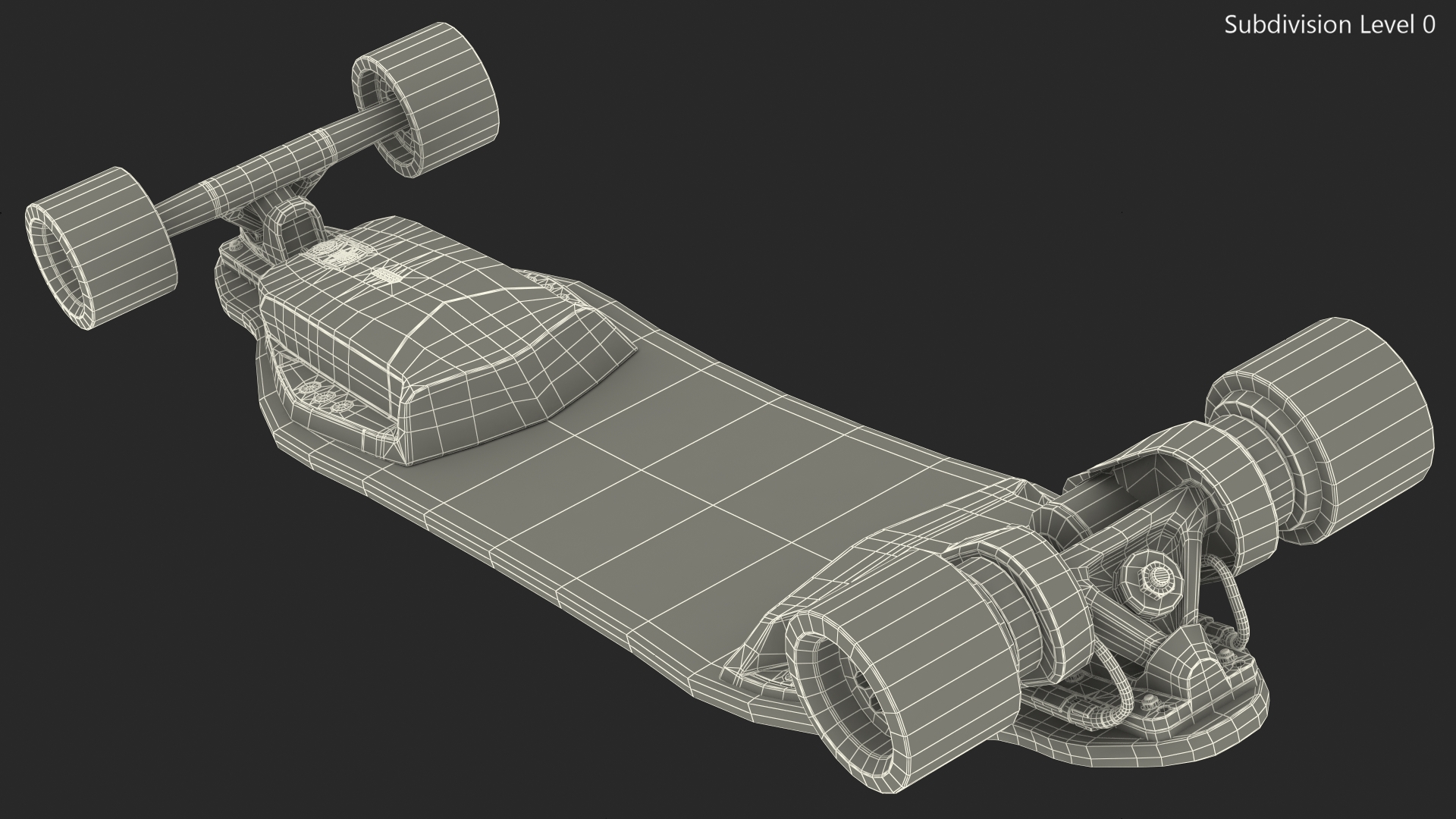 3D model Boosted 2nd Gen Dual Electric Skateboard