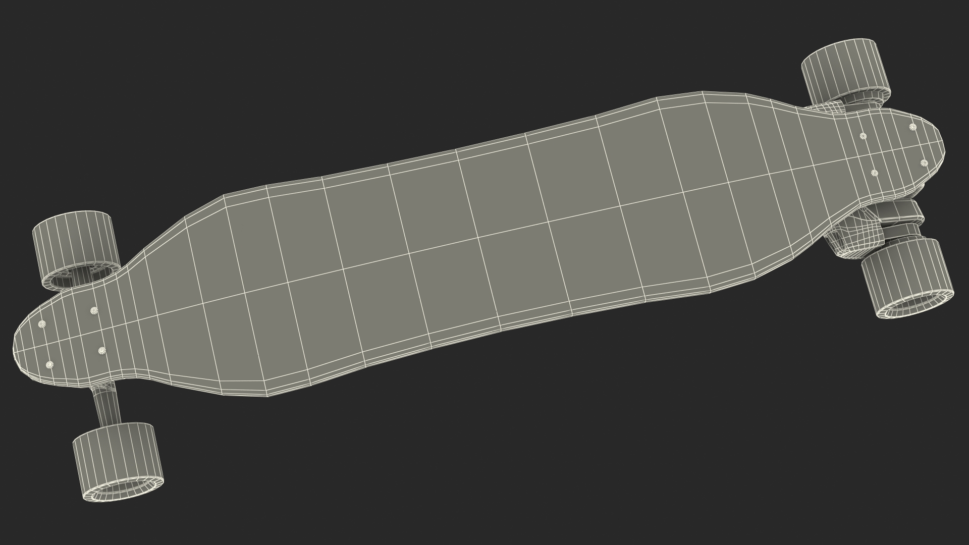 3D model Boosted 2nd Gen Dual Electric Skateboard