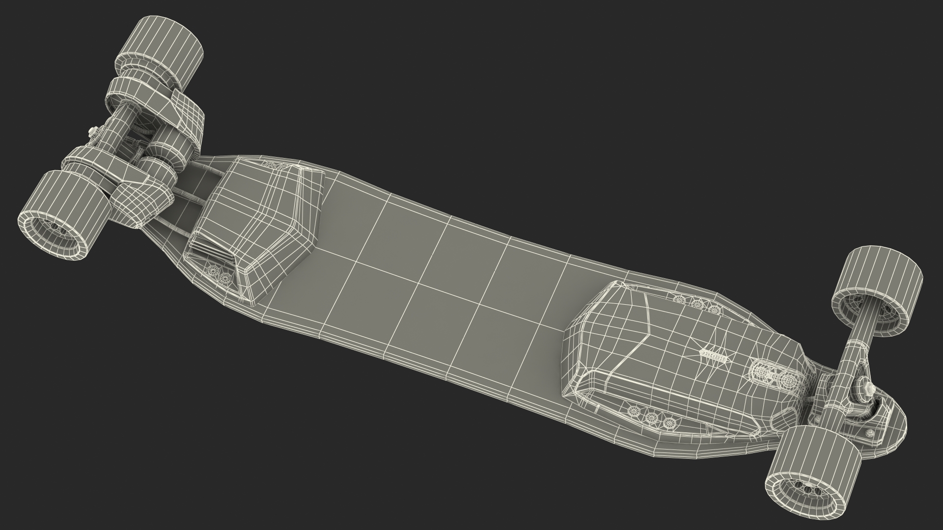 3D model Boosted 2nd Gen Dual Electric Skateboard