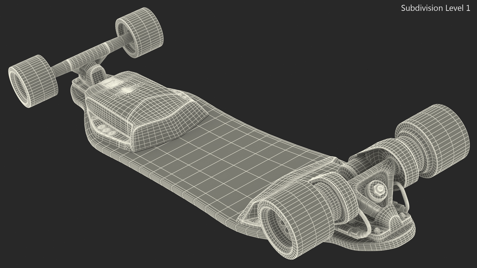 3D model Boosted 2nd Gen Dual Electric Skateboard