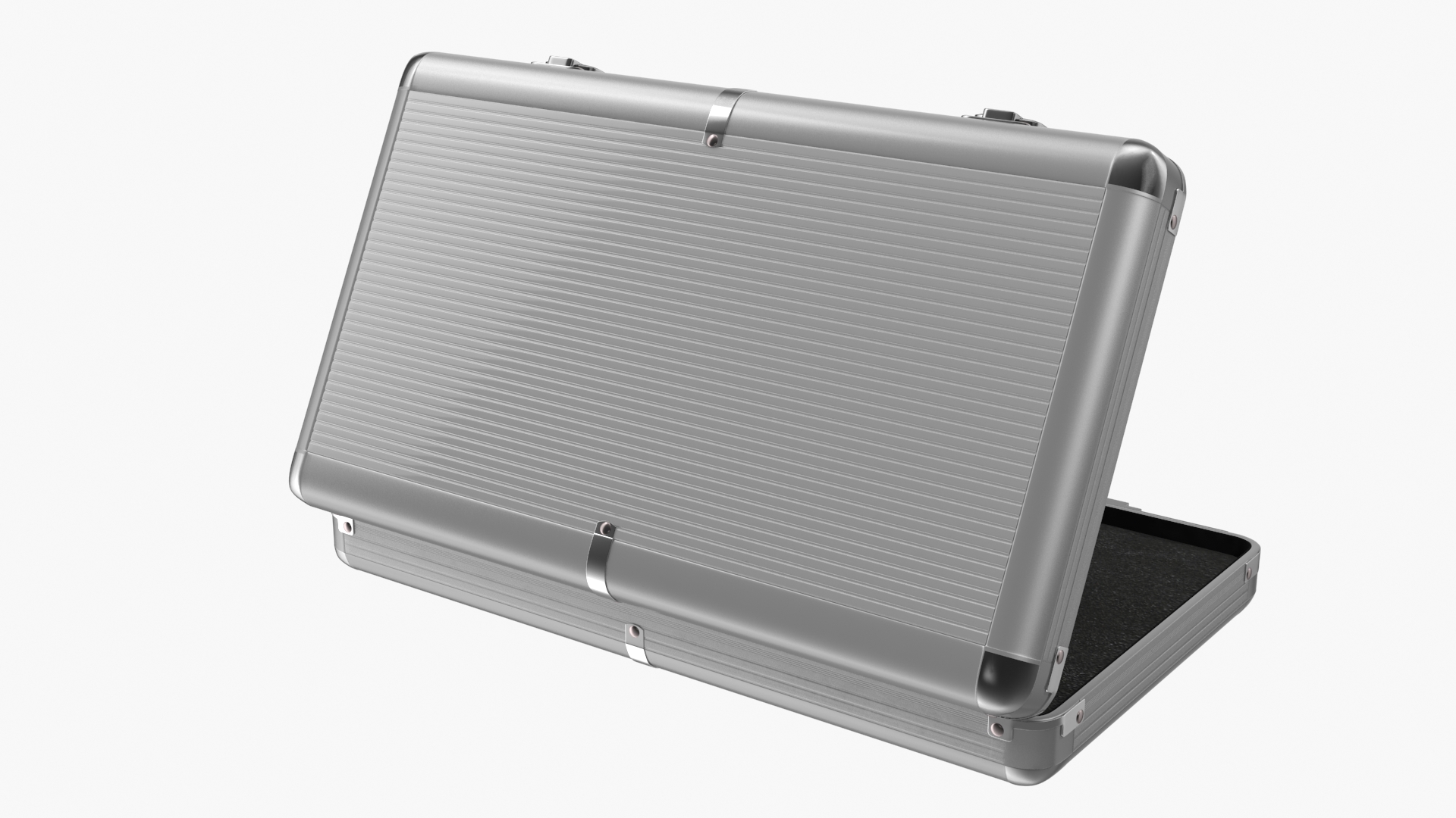 3D Aluminum Case with Foam model
