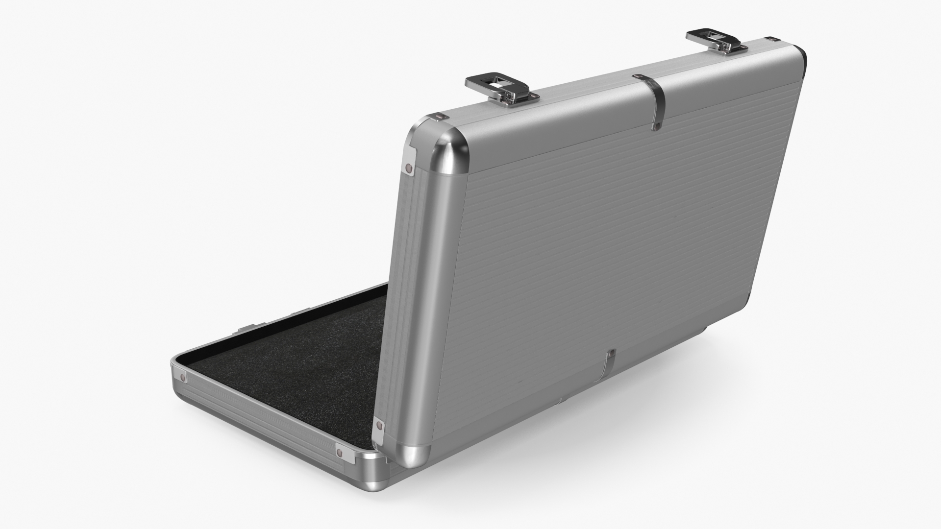 3D Aluminum Case with Foam model