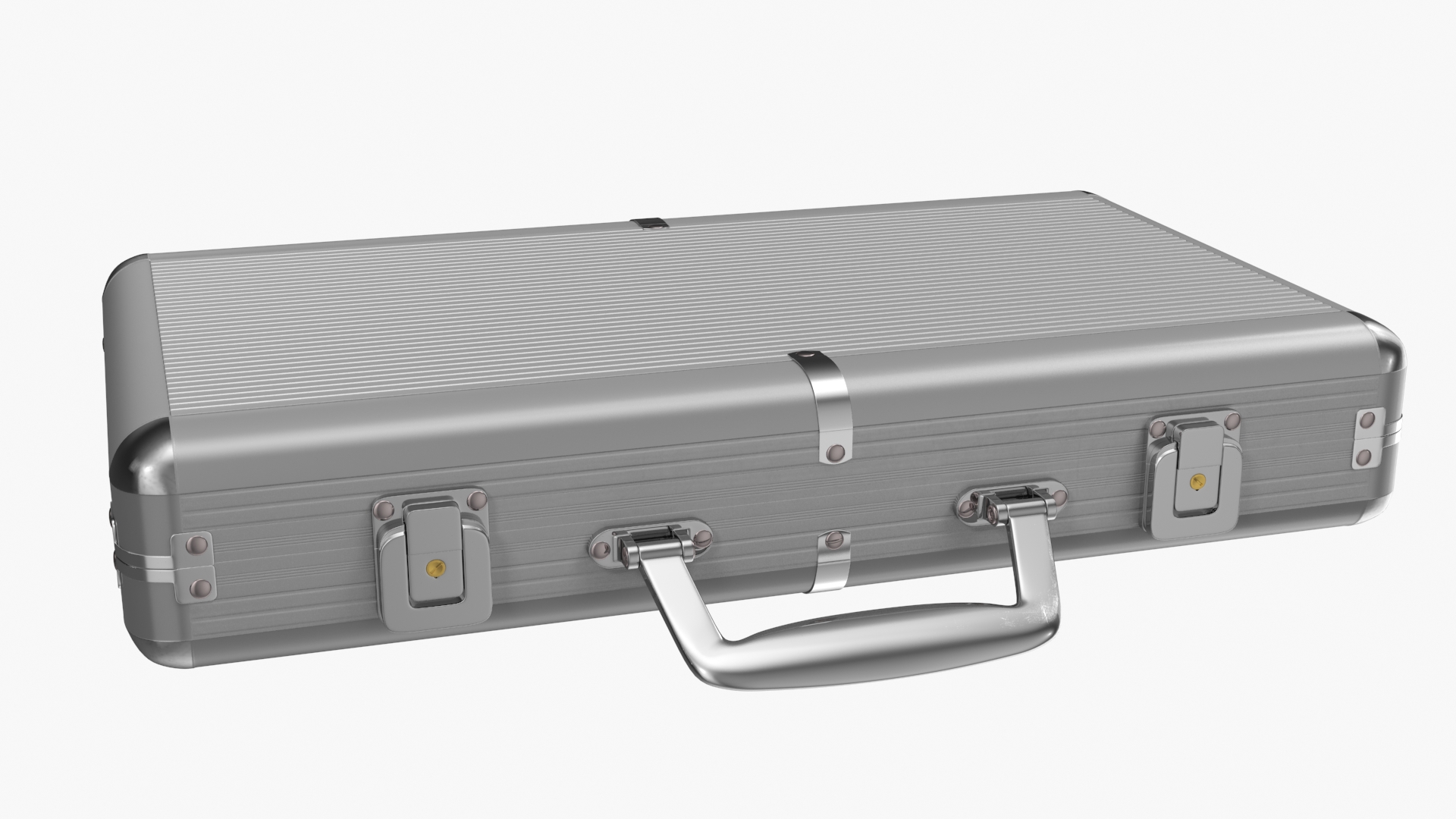 3D Aluminum Case with Foam model