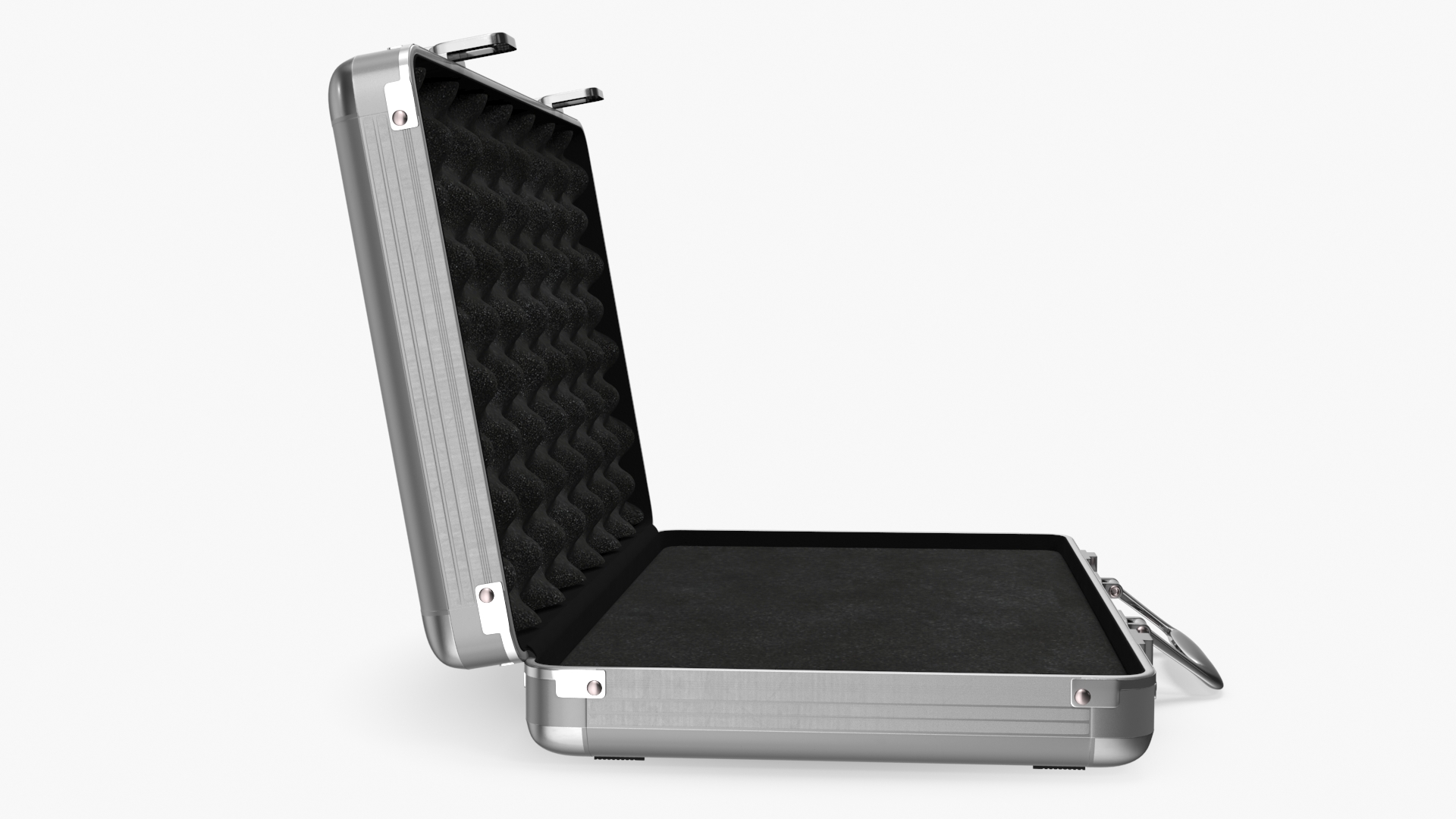 3D Aluminum Case with Foam model
