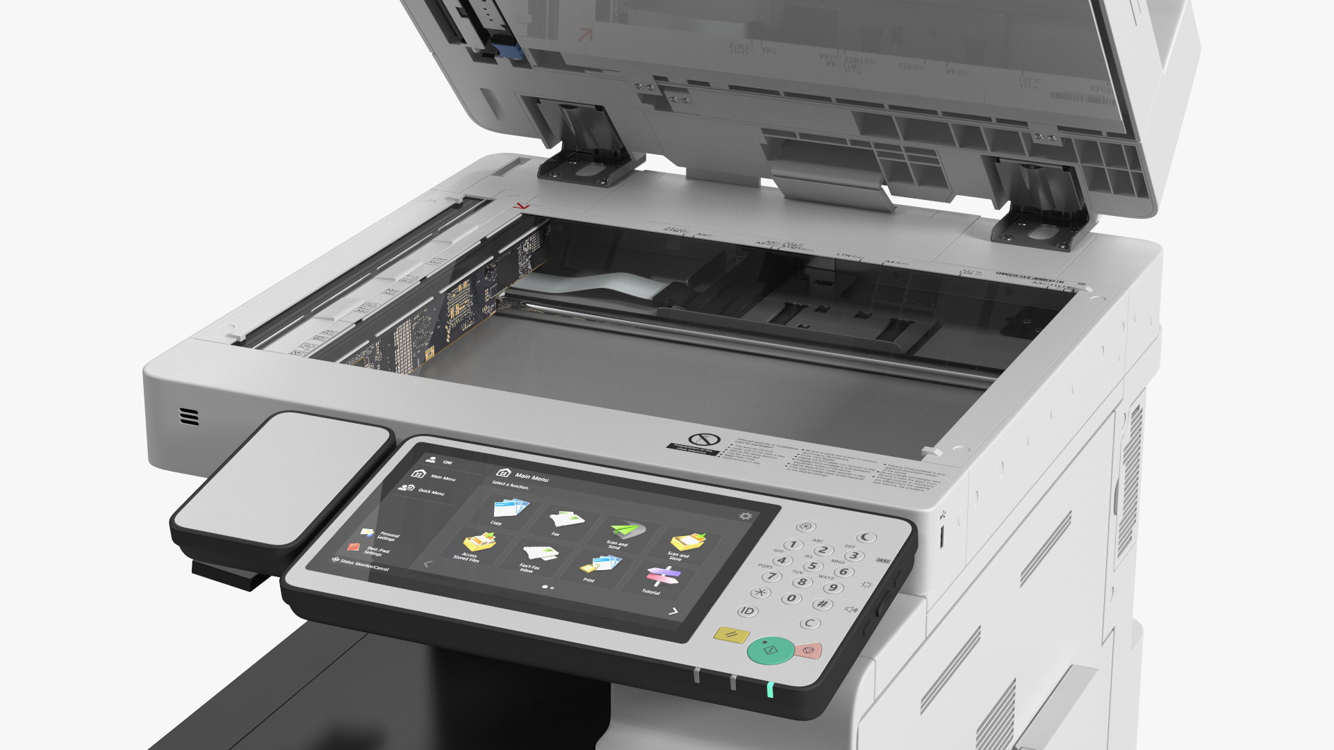 3D MFP Canon ImageRUNNER ADVANCE 4551i II with Booklet Finisher Y1 model