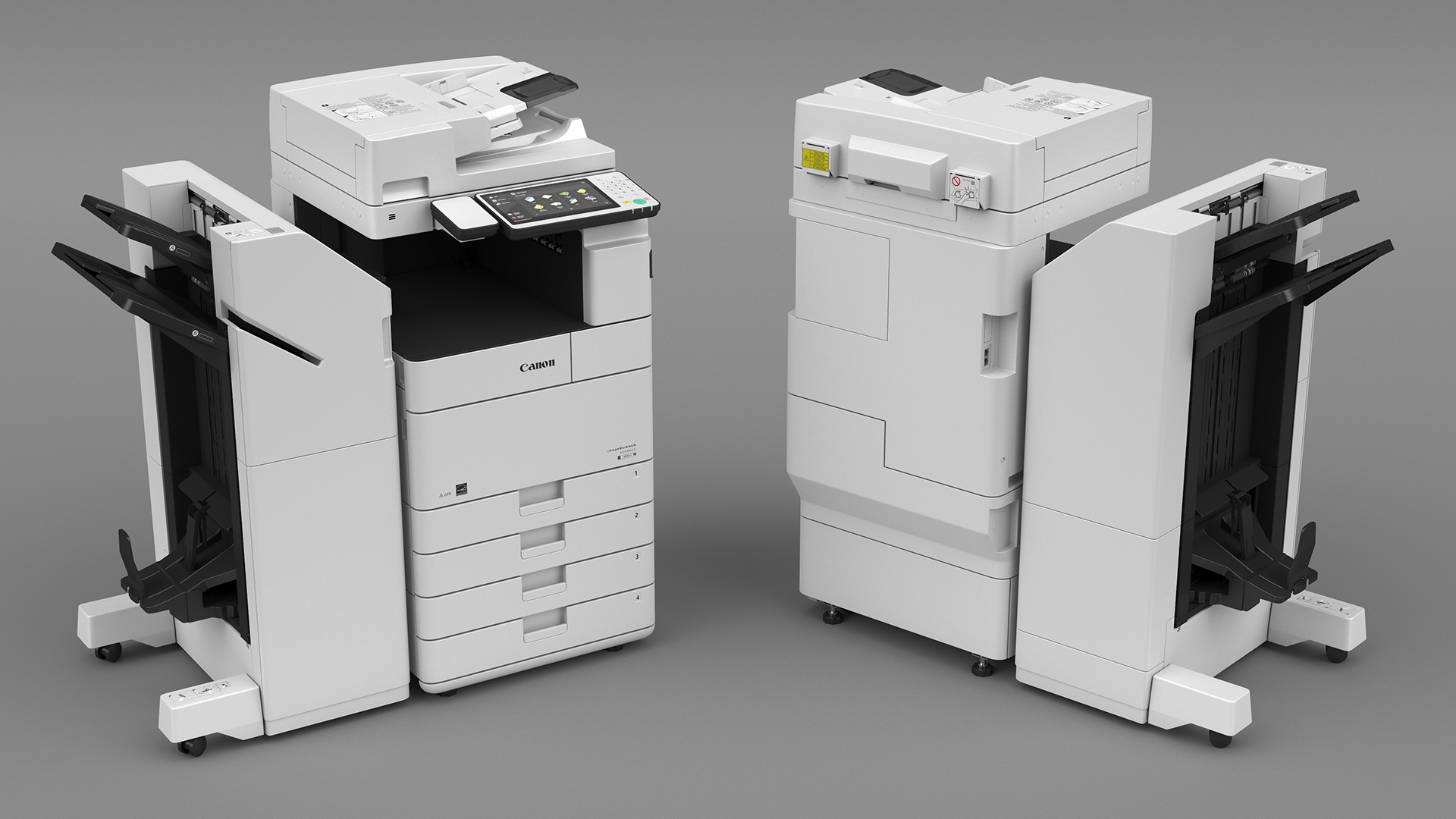 3D MFP Canon ImageRUNNER ADVANCE 4551i II with Booklet Finisher Y1 model