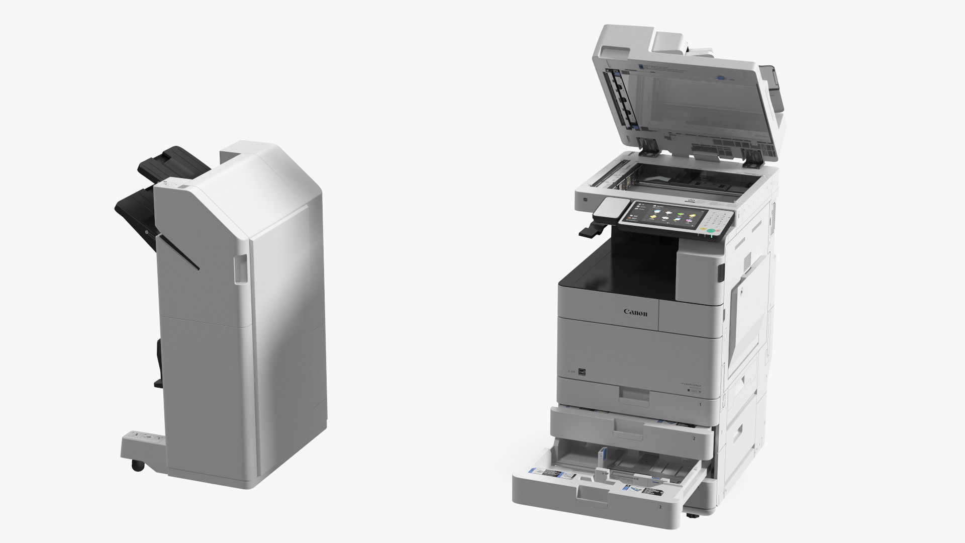 3D MFP Canon ImageRUNNER ADVANCE 4551i II with Booklet Finisher Y1 model