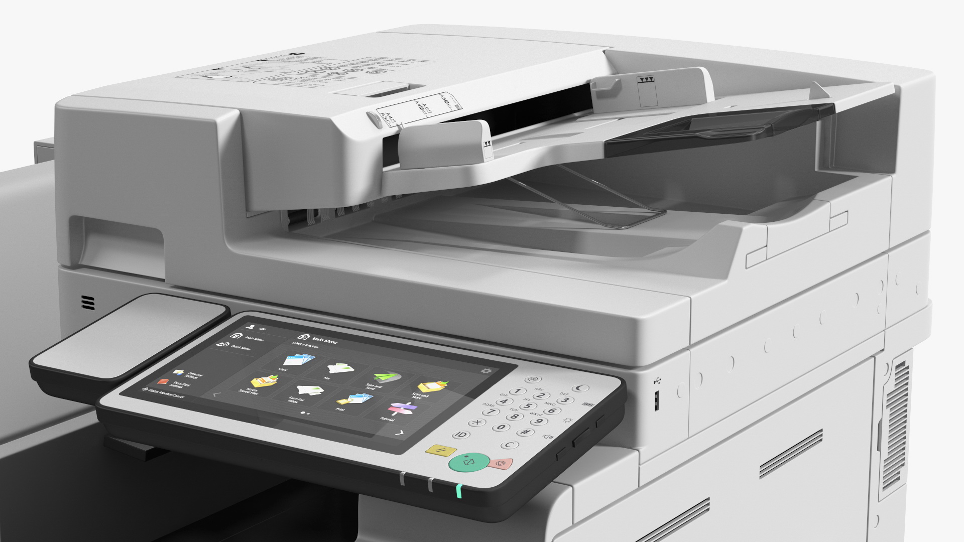 3D MFP Canon ImageRUNNER ADVANCE 4551i II with Booklet Finisher Y1 model