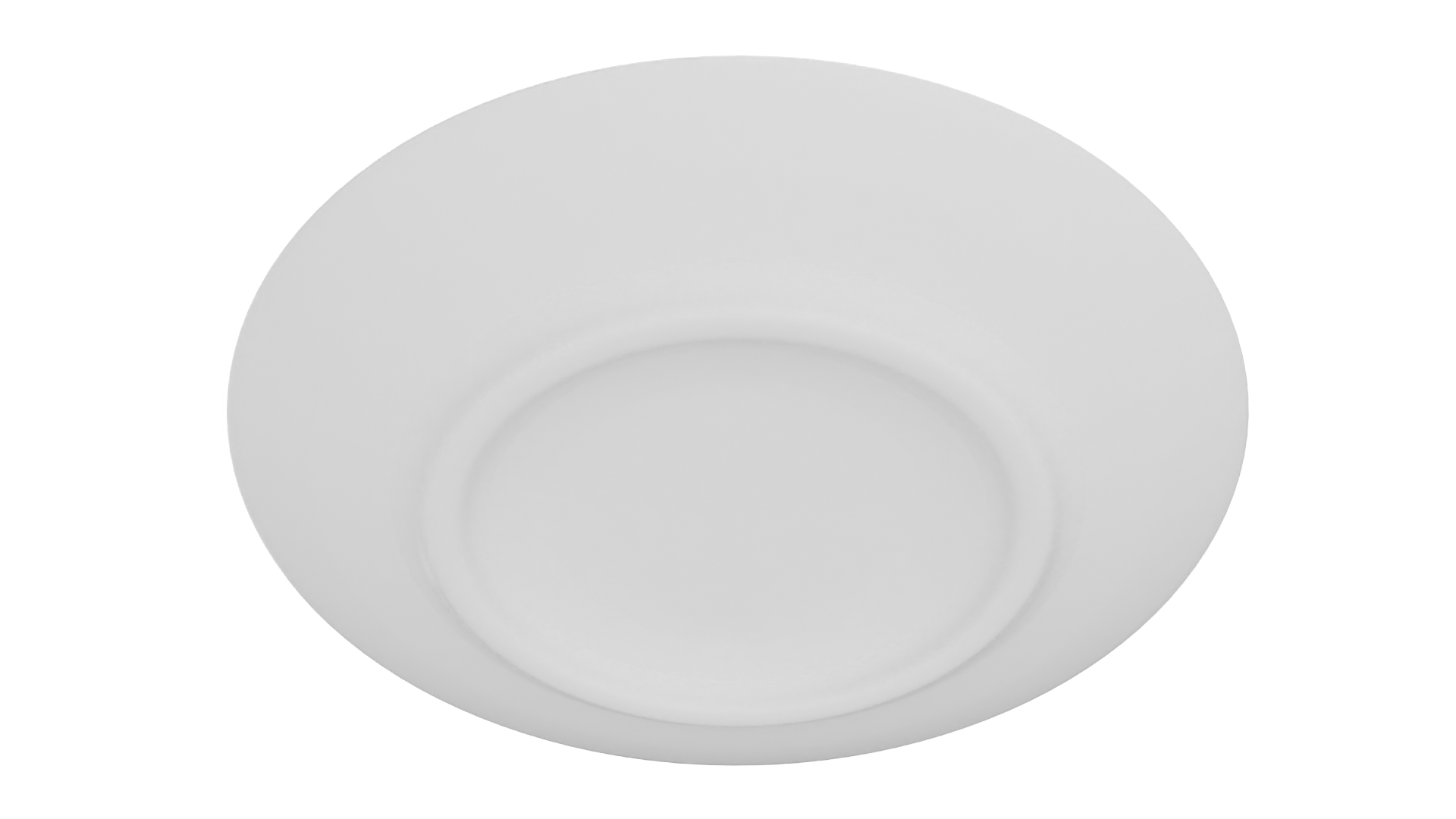 3D Samosa on White Plate