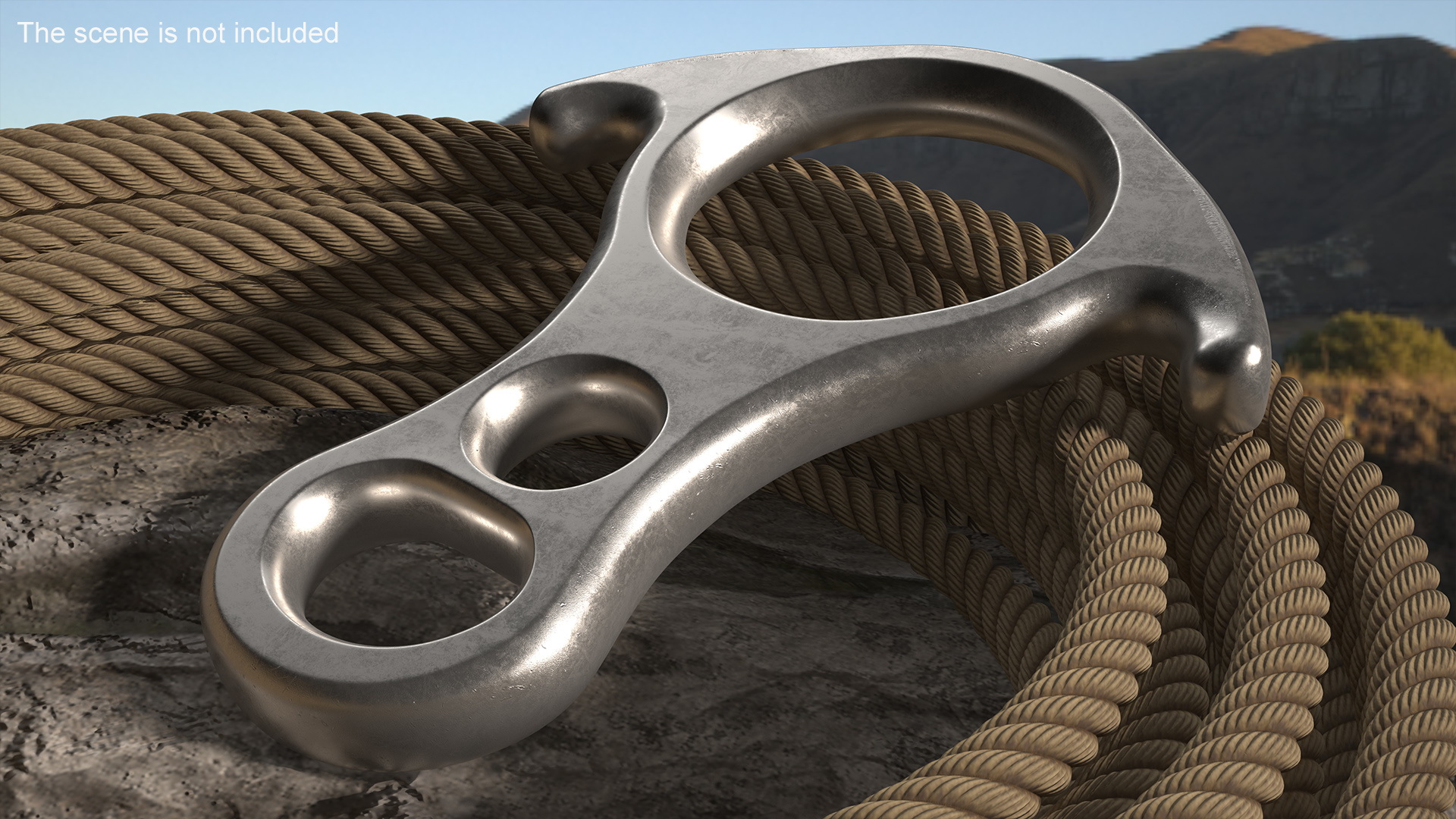 3D Stainless Steel Rescue Figure Eight Belay