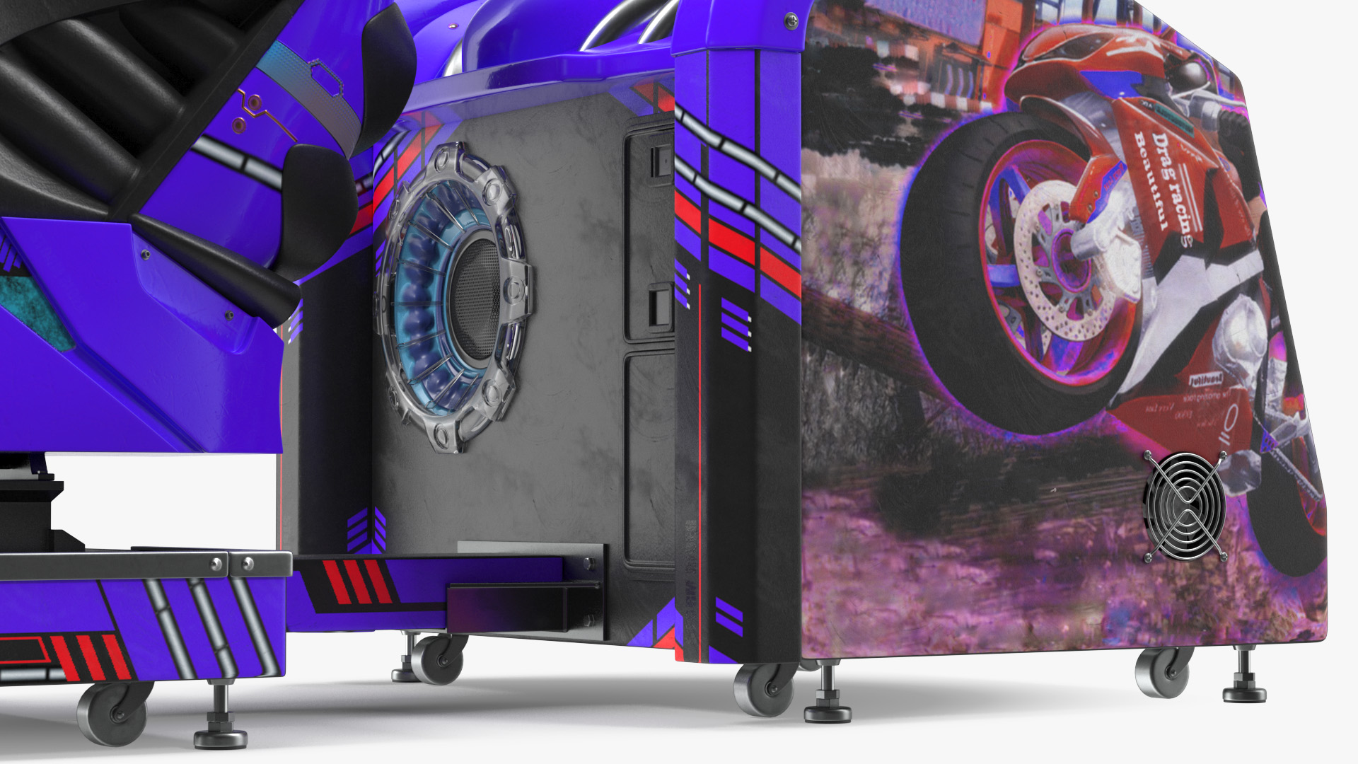 3D Motorcycle Racing Arcade Machine Off