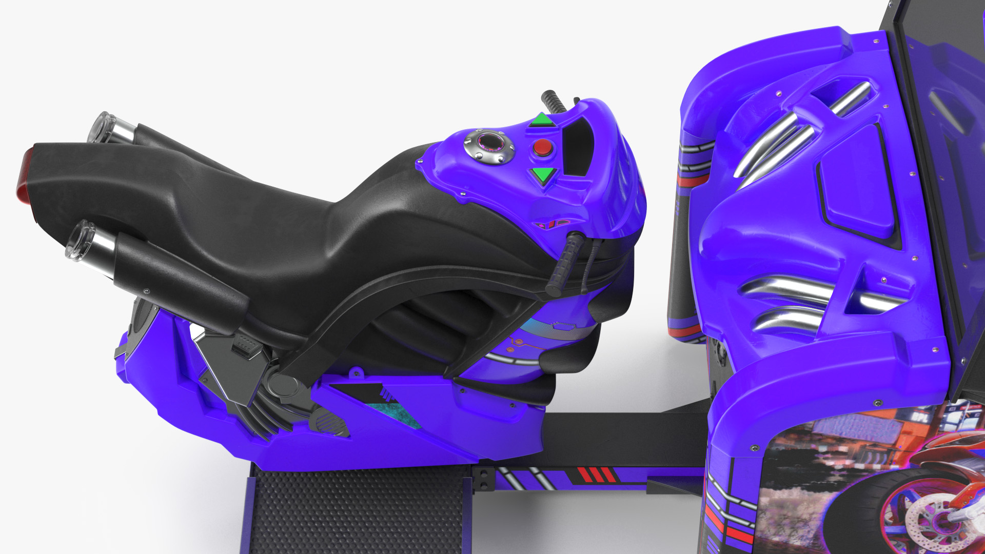 3D Motorcycle Racing Arcade Machine Off