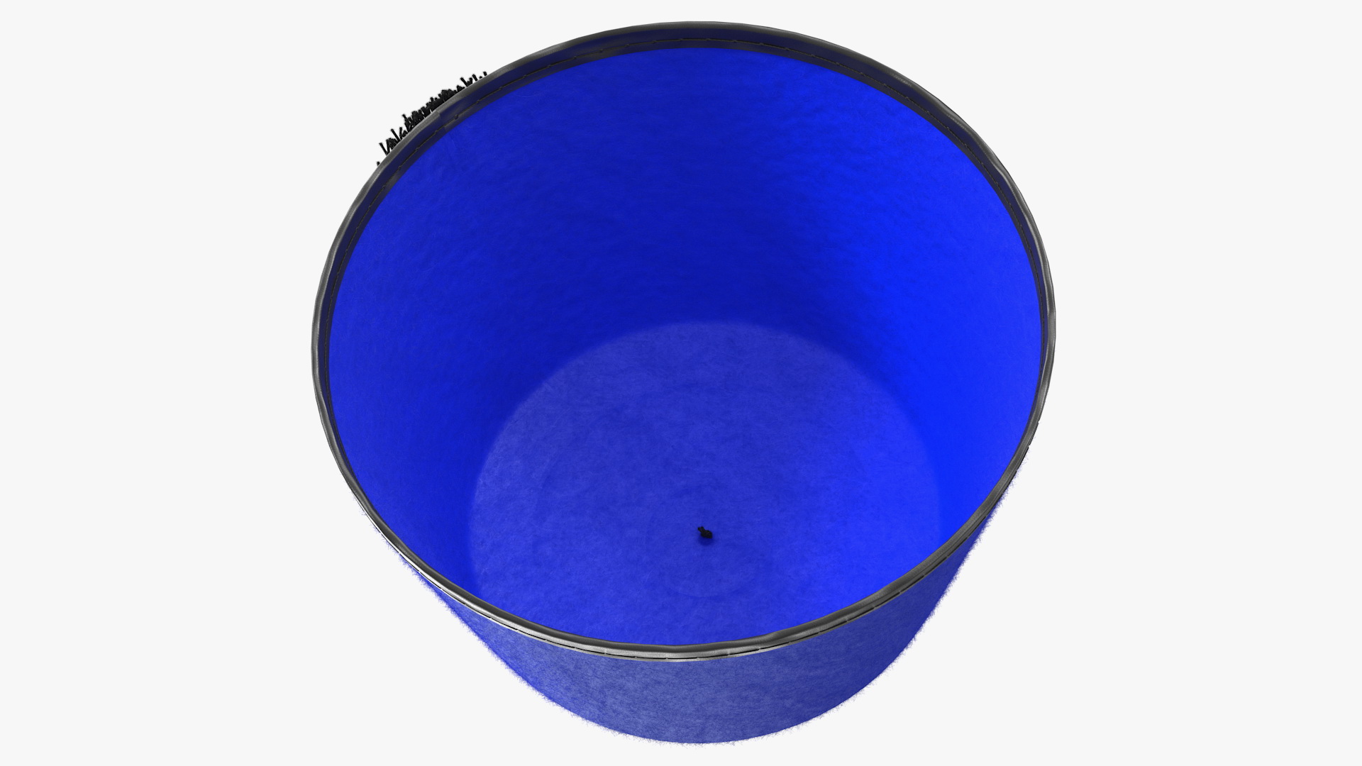 3D Traditional Arabic Blue Fez Hat With Black Tassel Fur model
