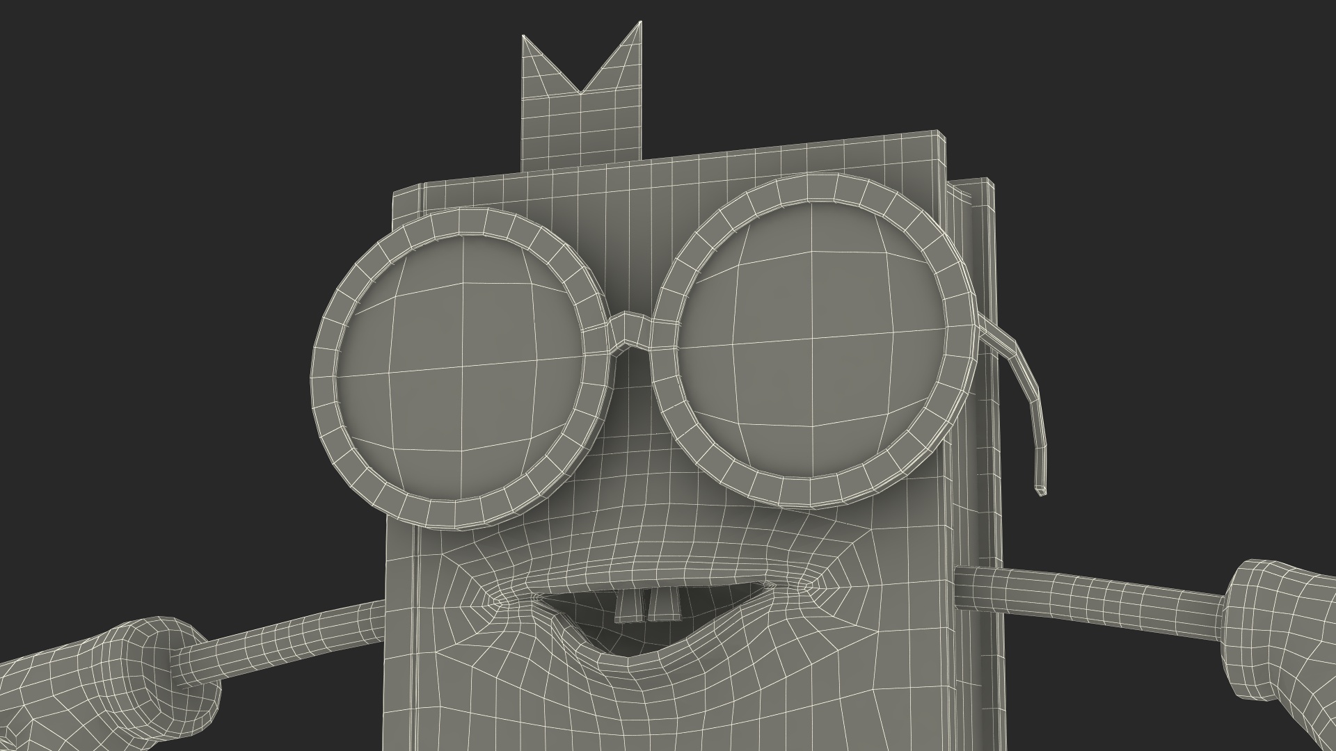 3D model Cartoon Yellow Book Rigged for Cinema 4D