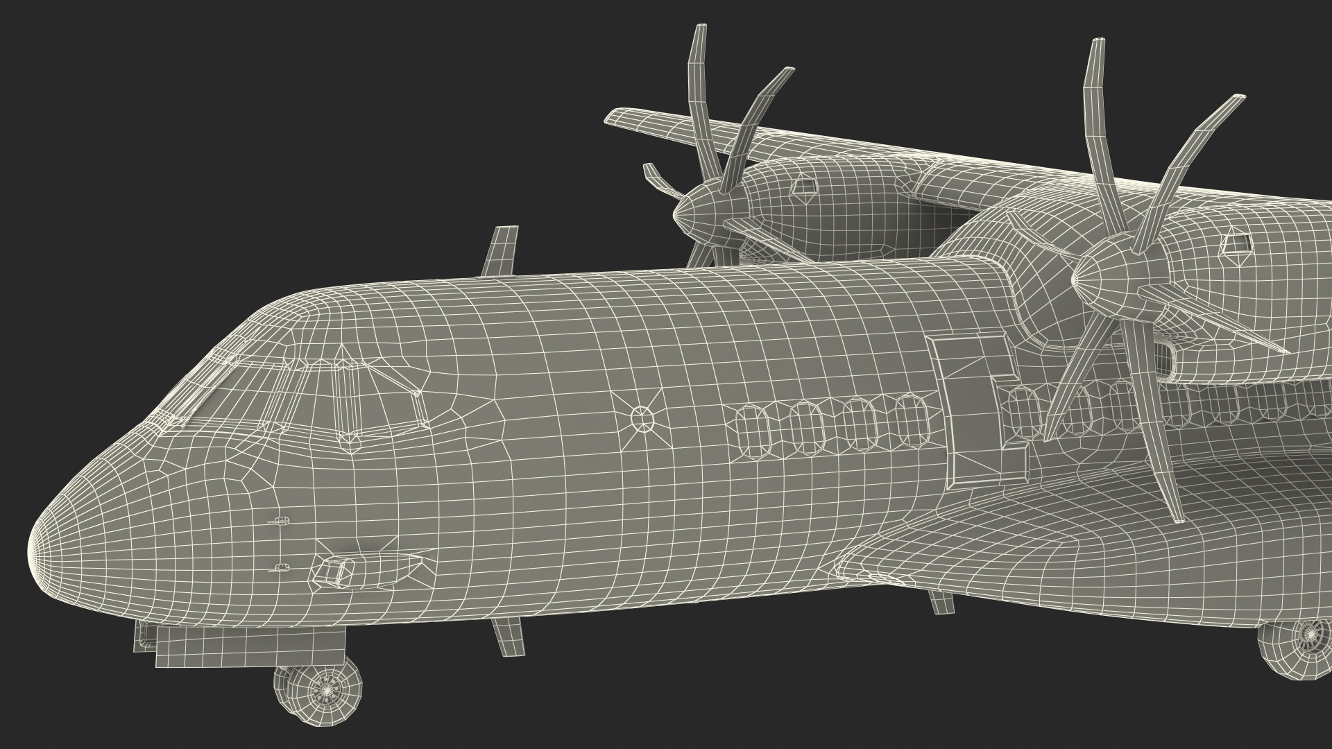 3D Airbus C295 Turboprop Maritime Patrol Aircraft Rigged model