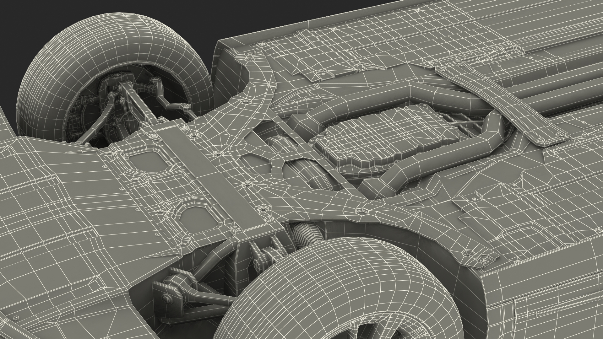 Stretch Limousine Generic Rigged 3D