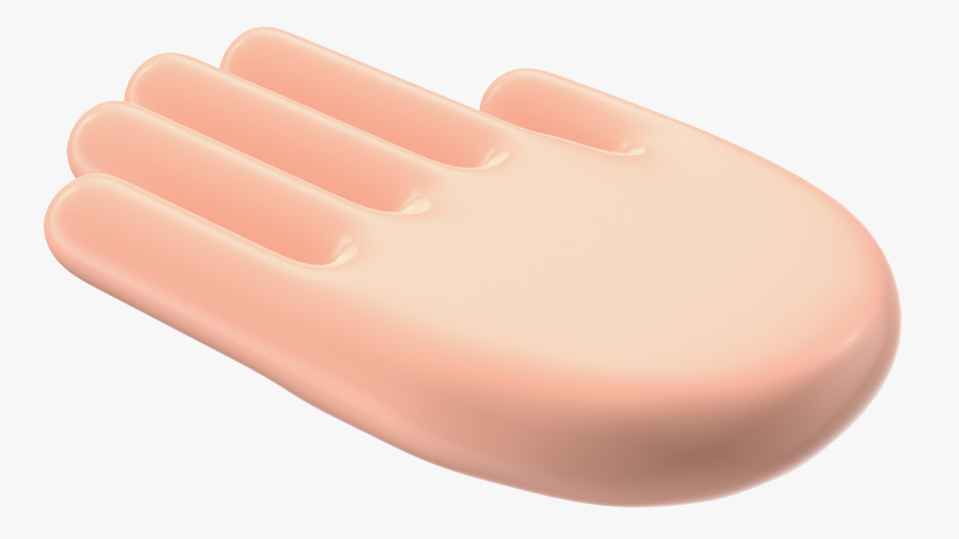 Raised Hand Emoji 3D
