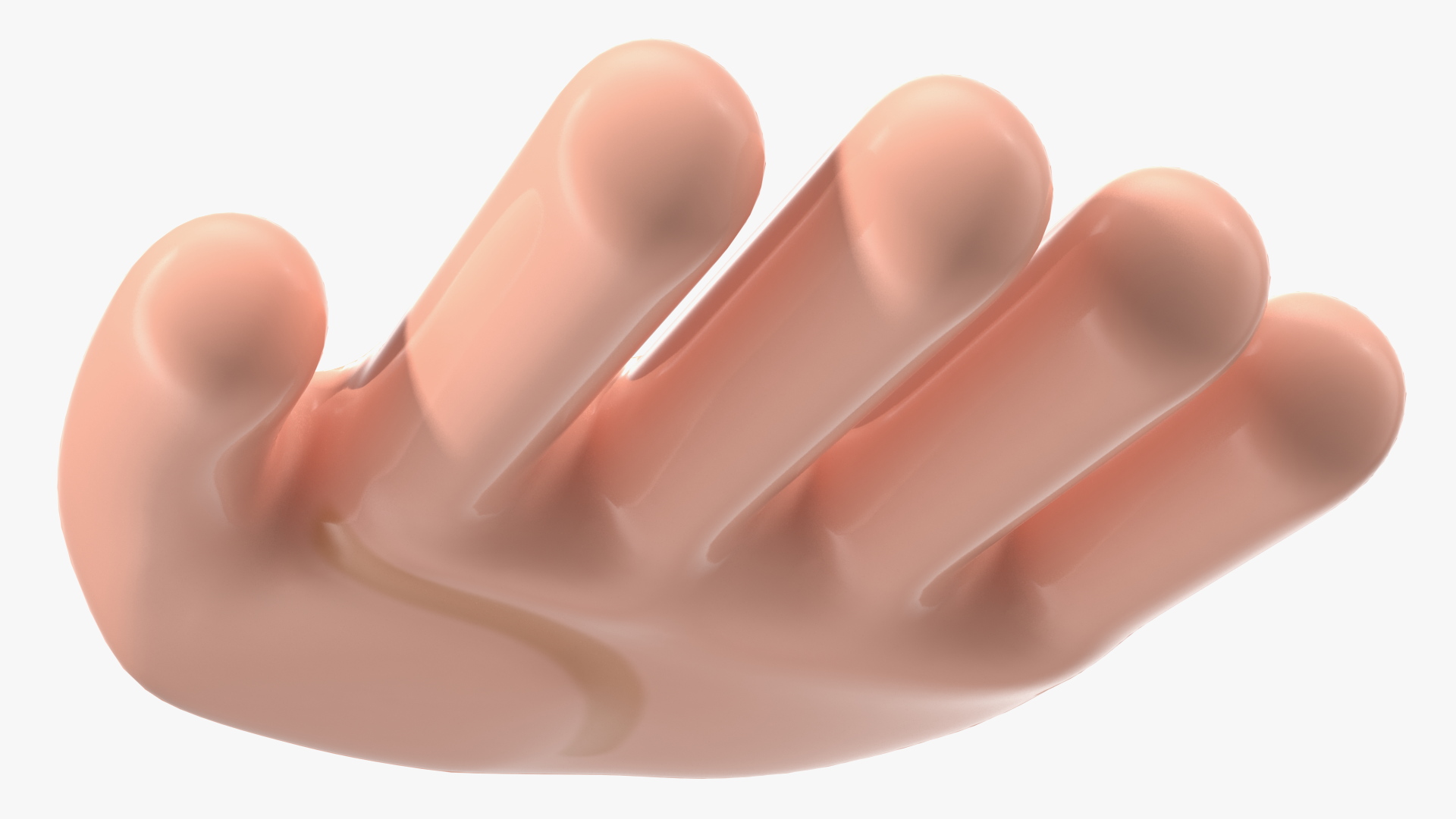 Raised Hand Emoji 3D