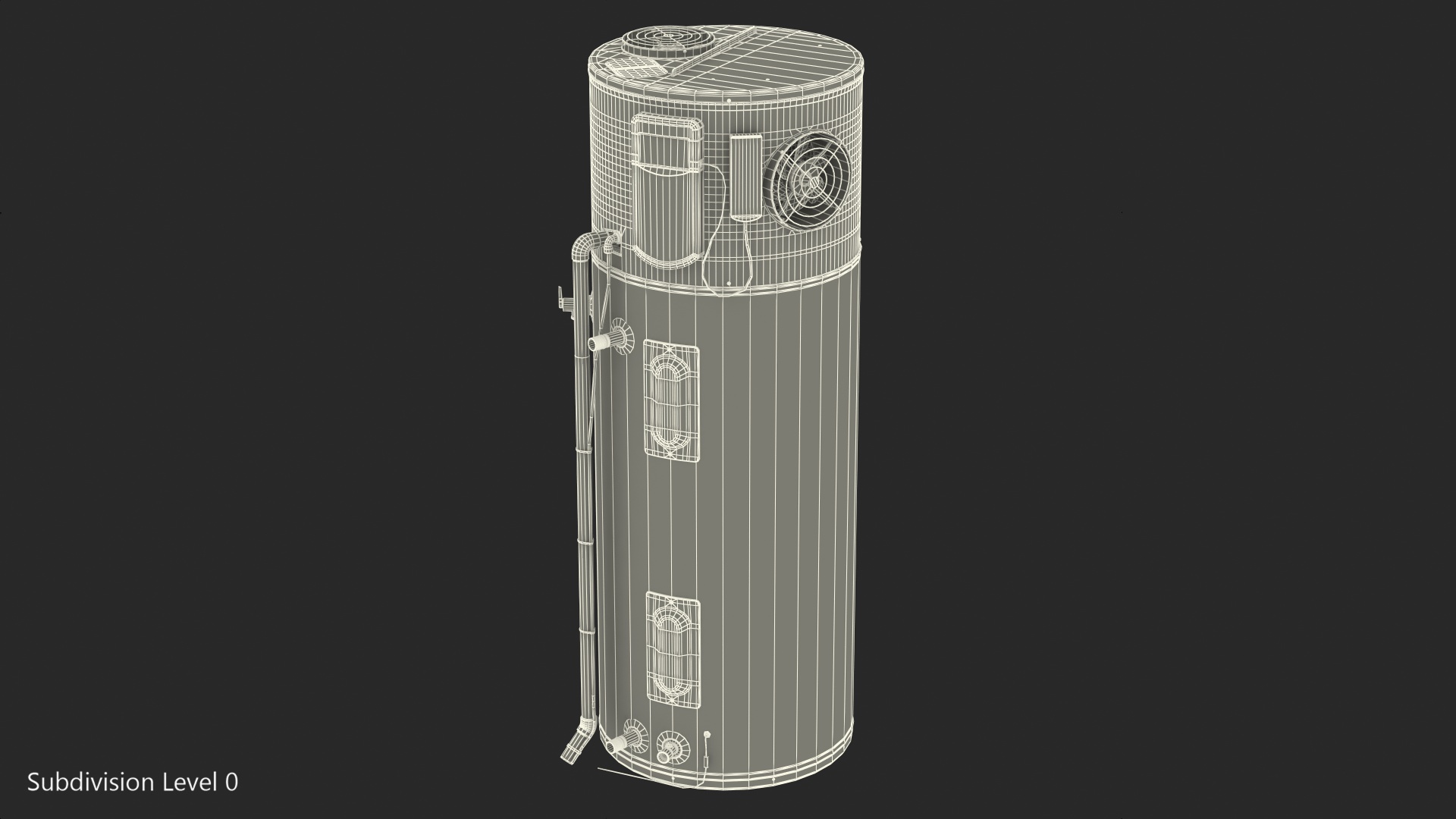 3D Hybrid Electric Water Heater model
