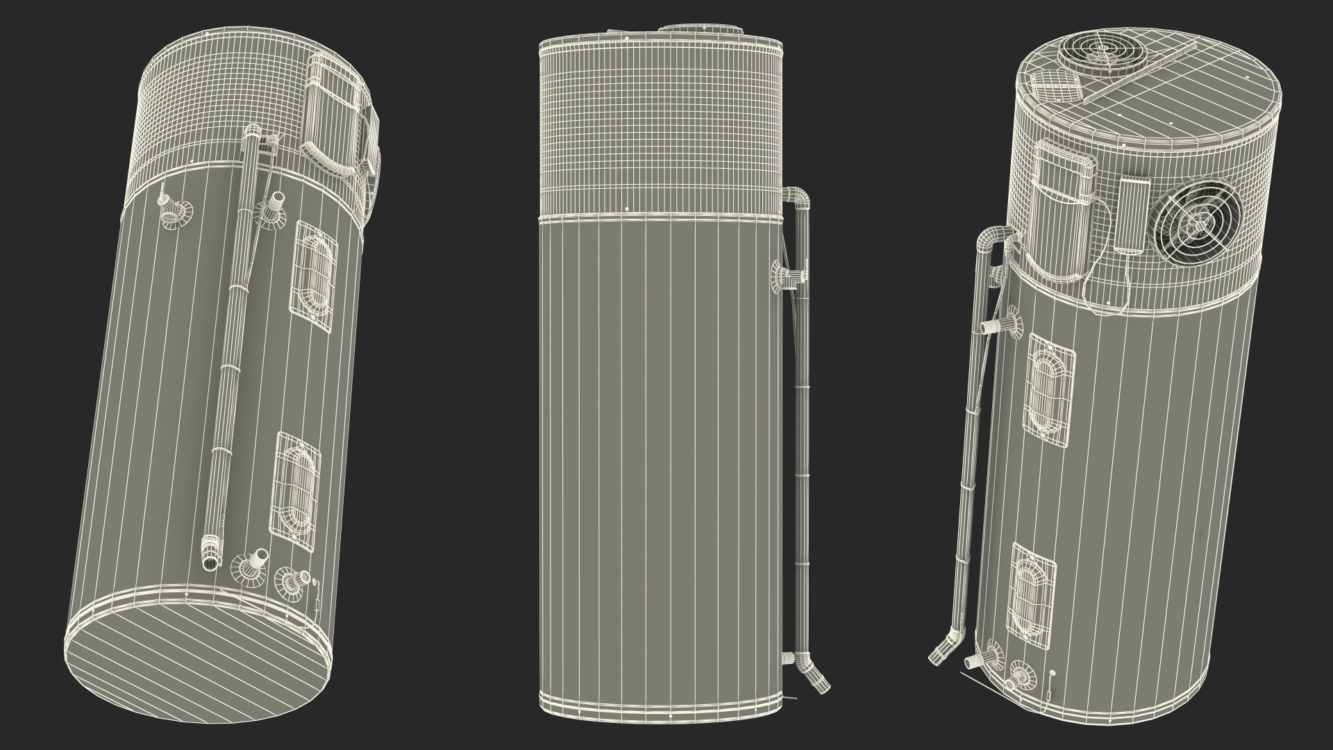 3D Hybrid Electric Water Heater model