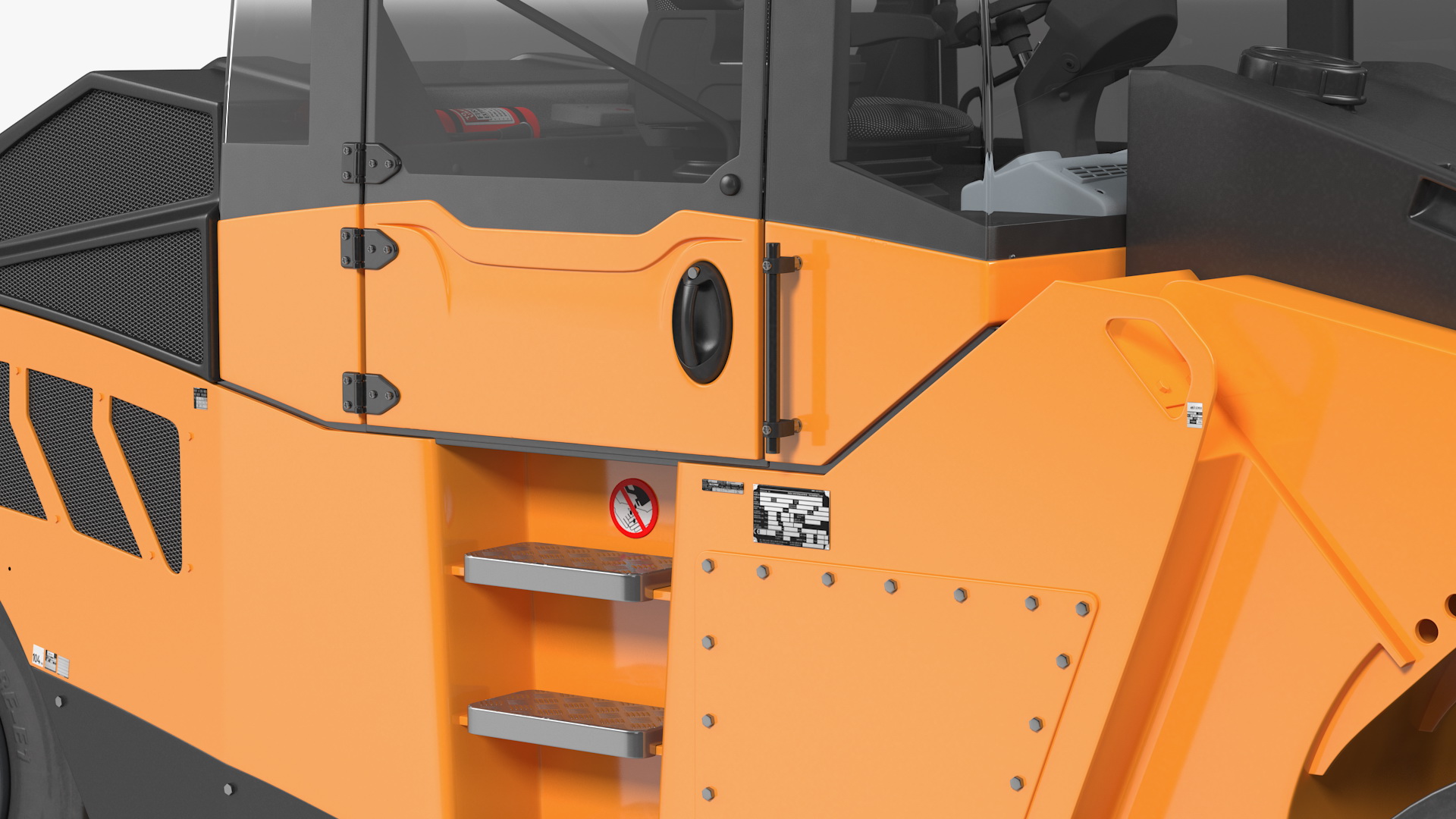 Pneumatic Tyred Road Roller Compactor 3D