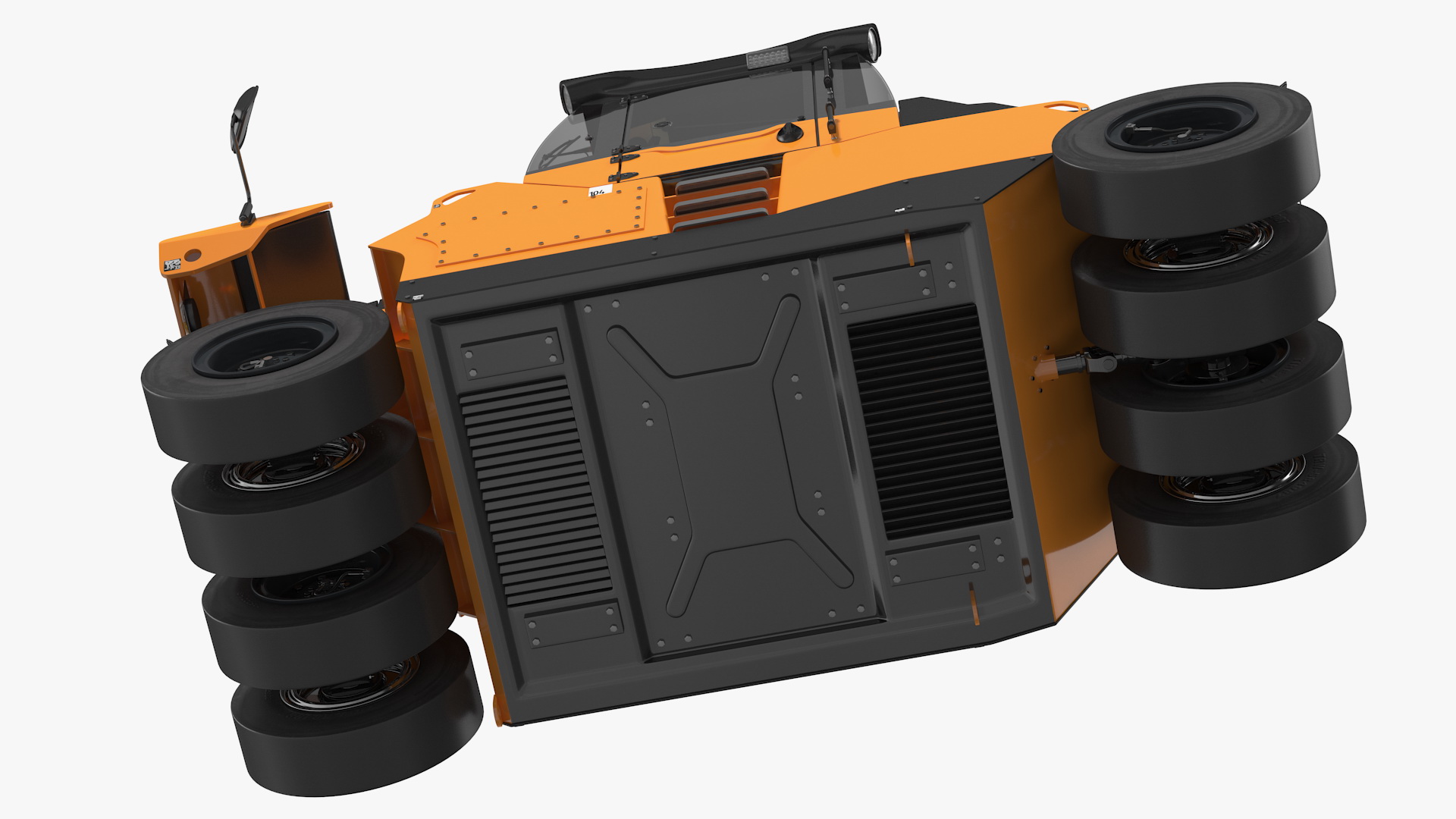Pneumatic Tyred Road Roller Compactor 3D