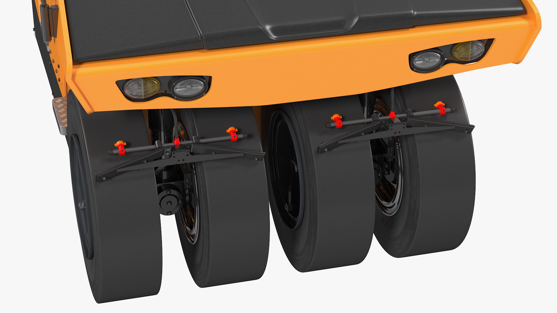 Pneumatic Tyred Road Roller Compactor 3D