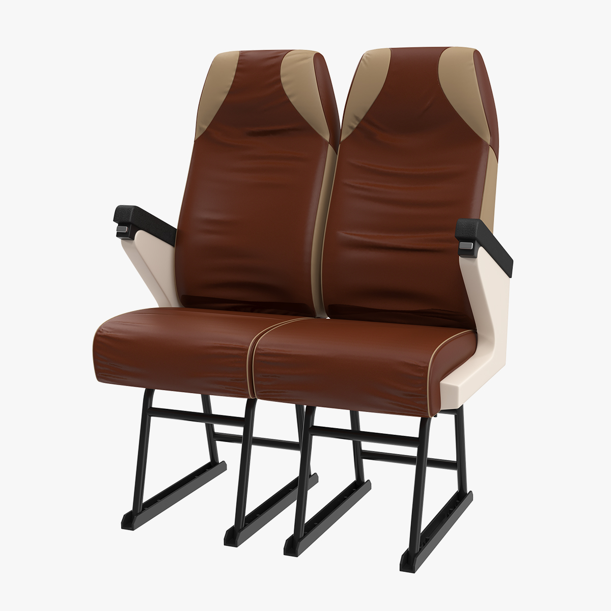 Vintage Bus Passenger Seats, view 3