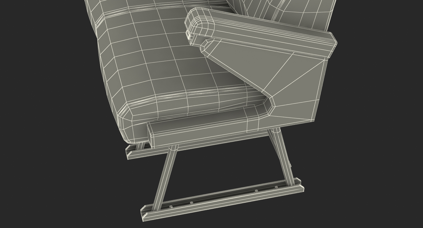 Vintage Bus Passenger Seats 3D