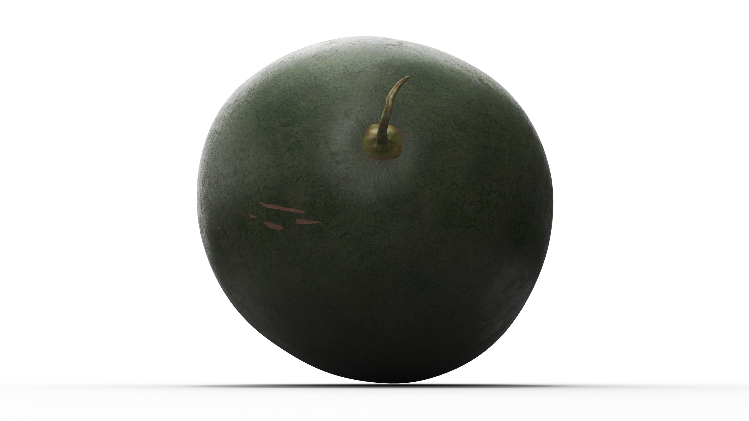 3D Watermelon Dark Green