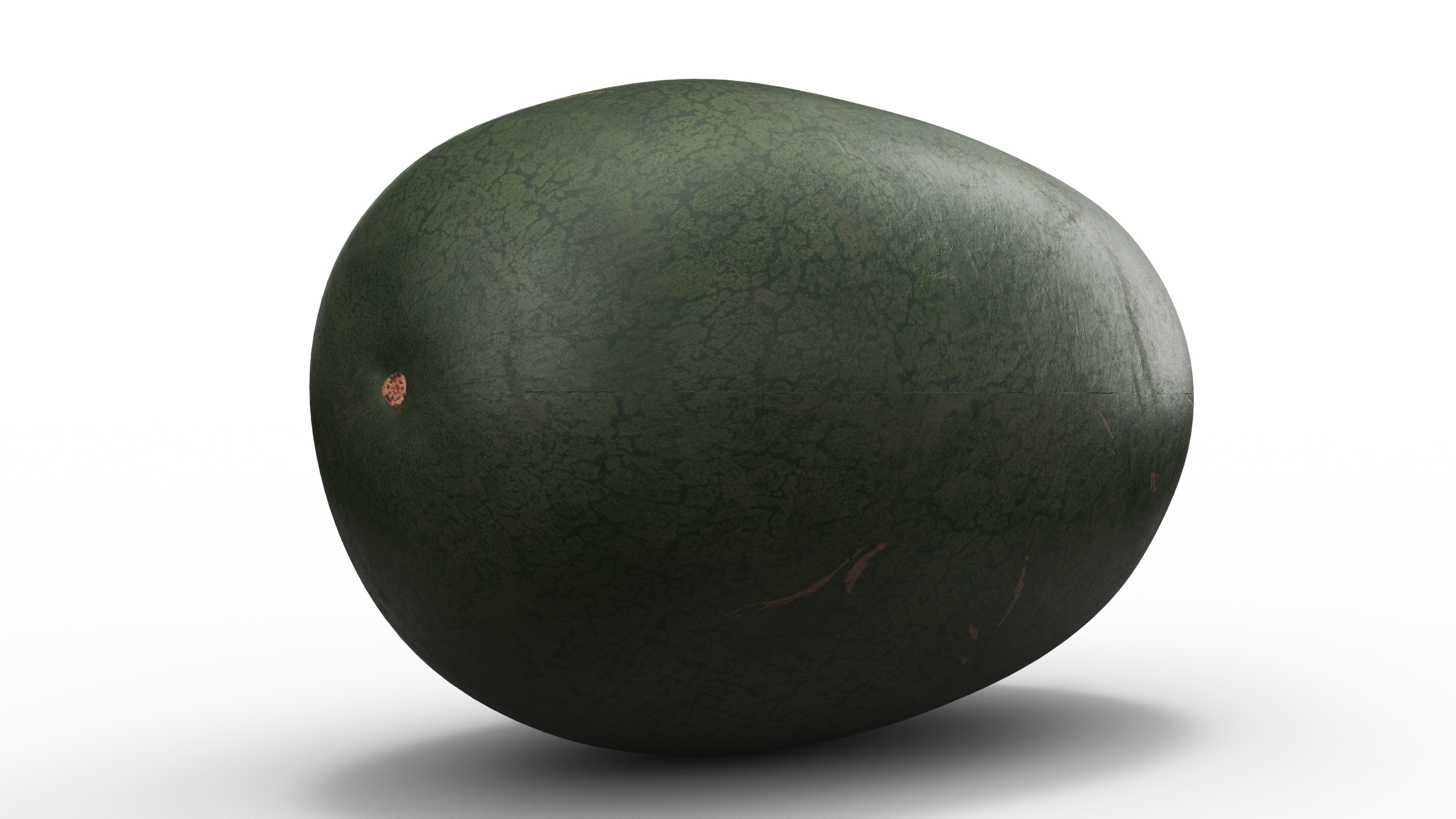 3D Watermelon Dark Green