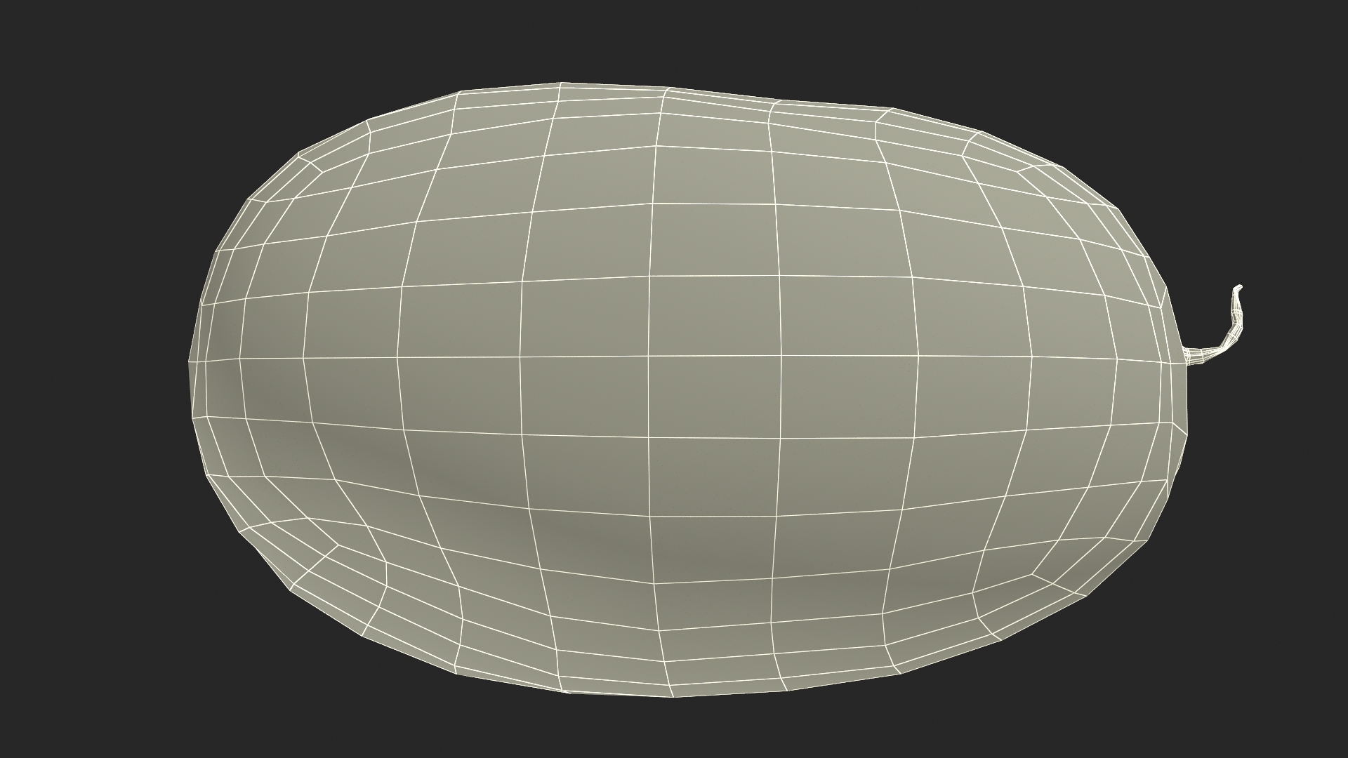 3D Watermelon Dark Green