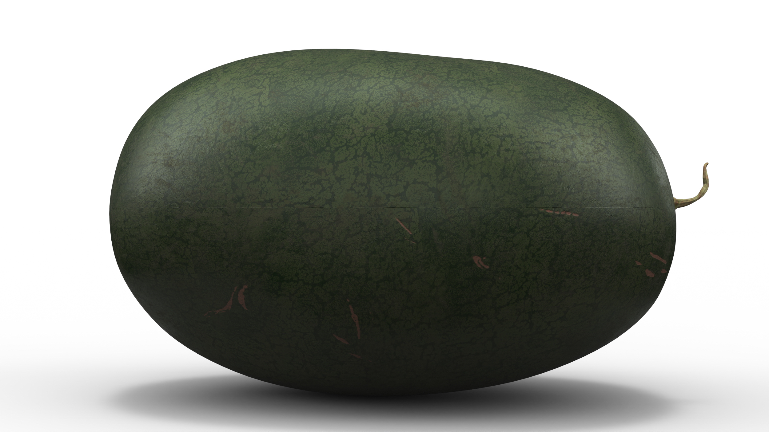 3D Watermelon Dark Green
