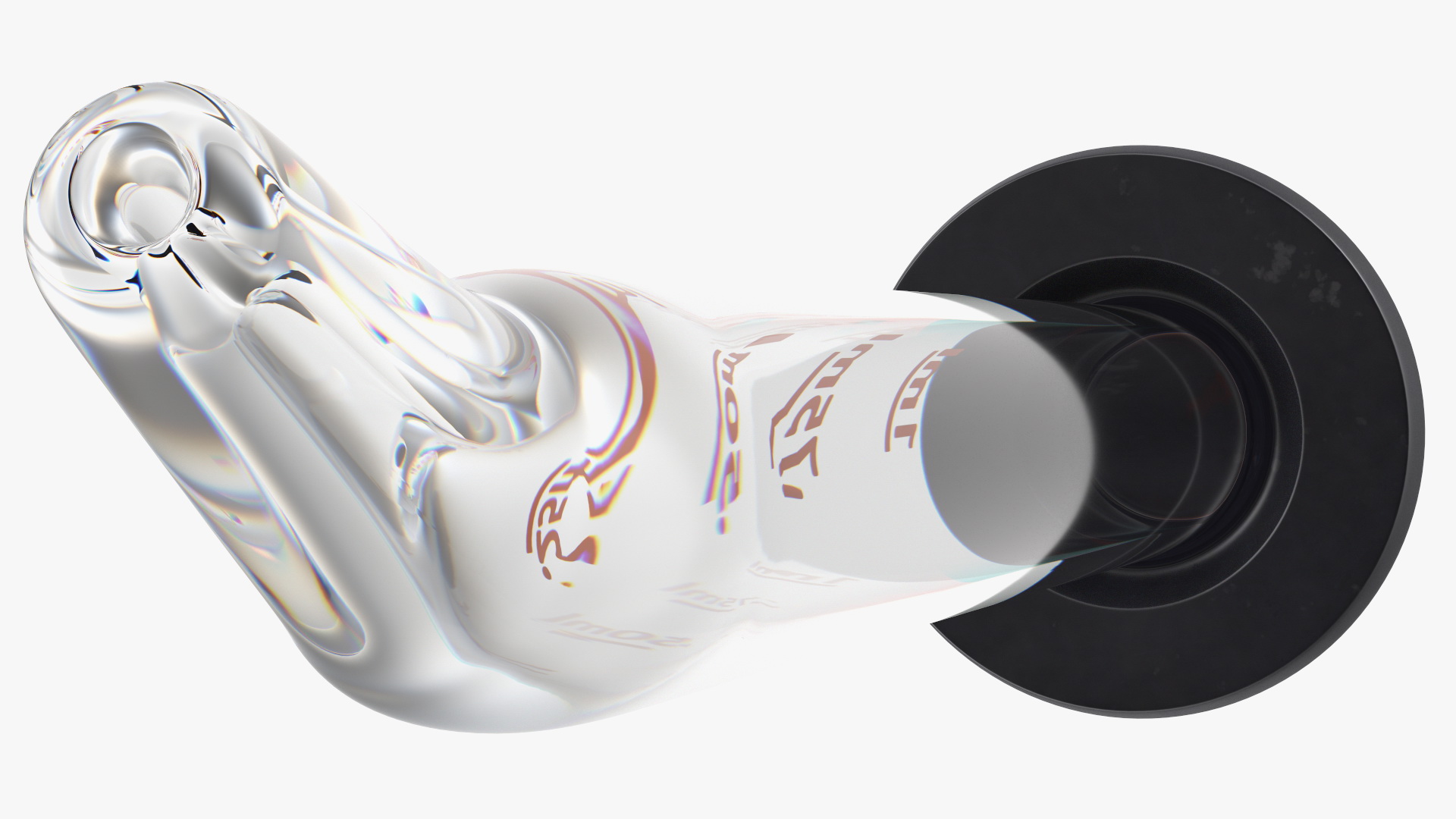 3D model Bend Tip Calibrated Medicine Dropper 1ml