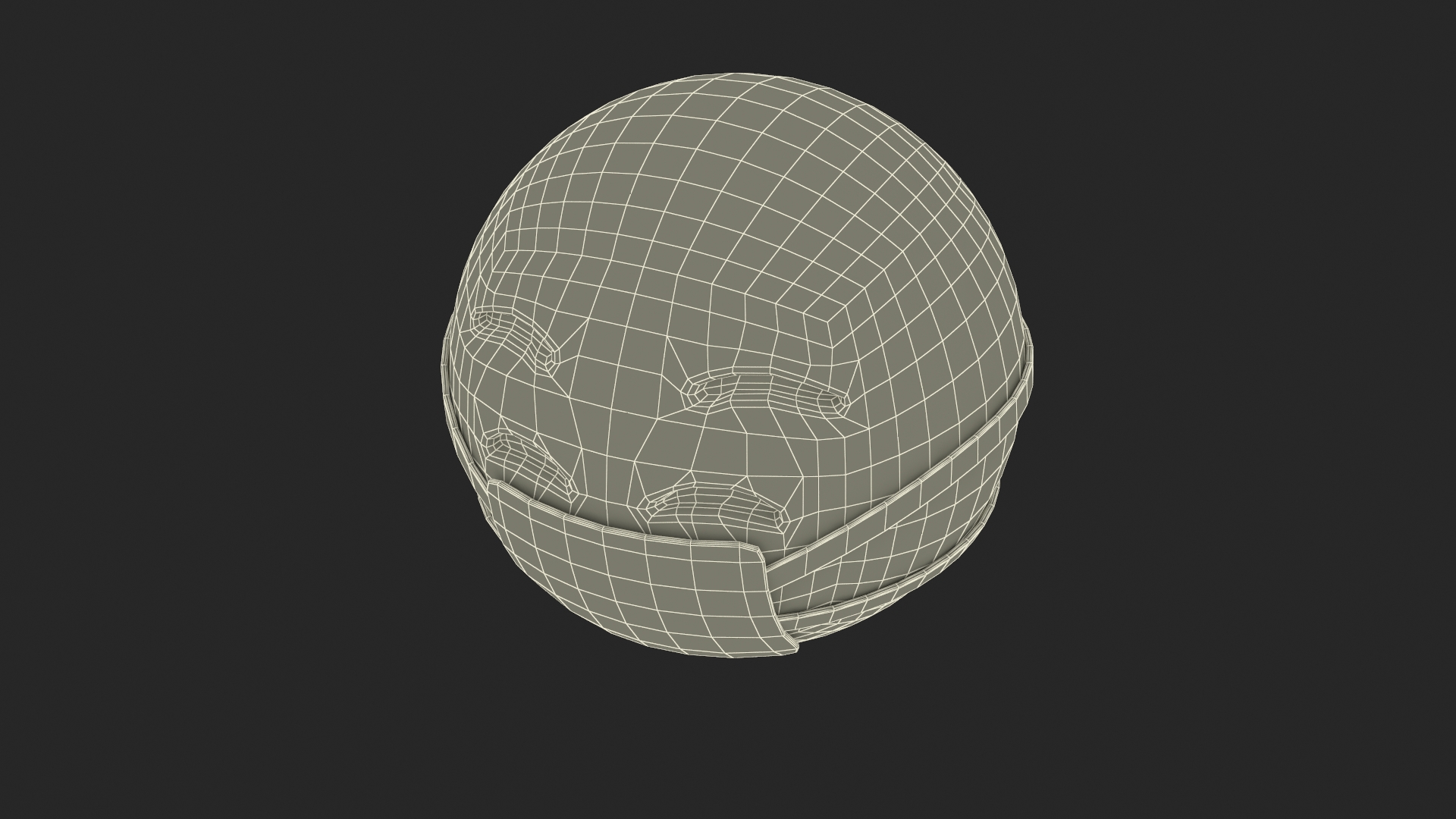 3D Emoji Face with Medical Mask model