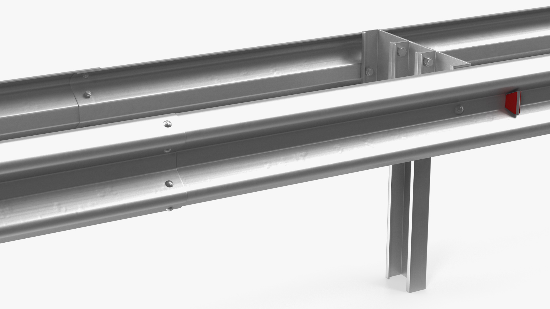 Safety Galvanized Steel Block Connector 3D model
