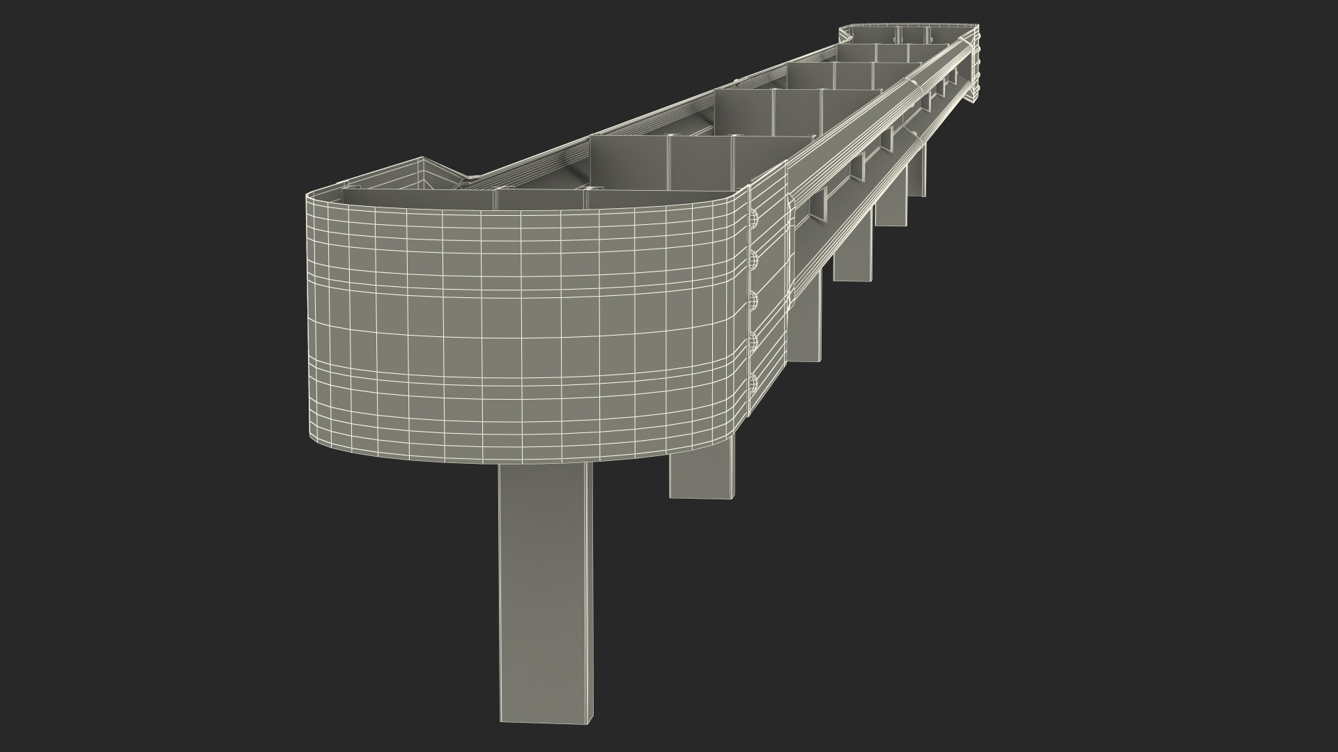 Safety Galvanized Steel Block Connector 3D model