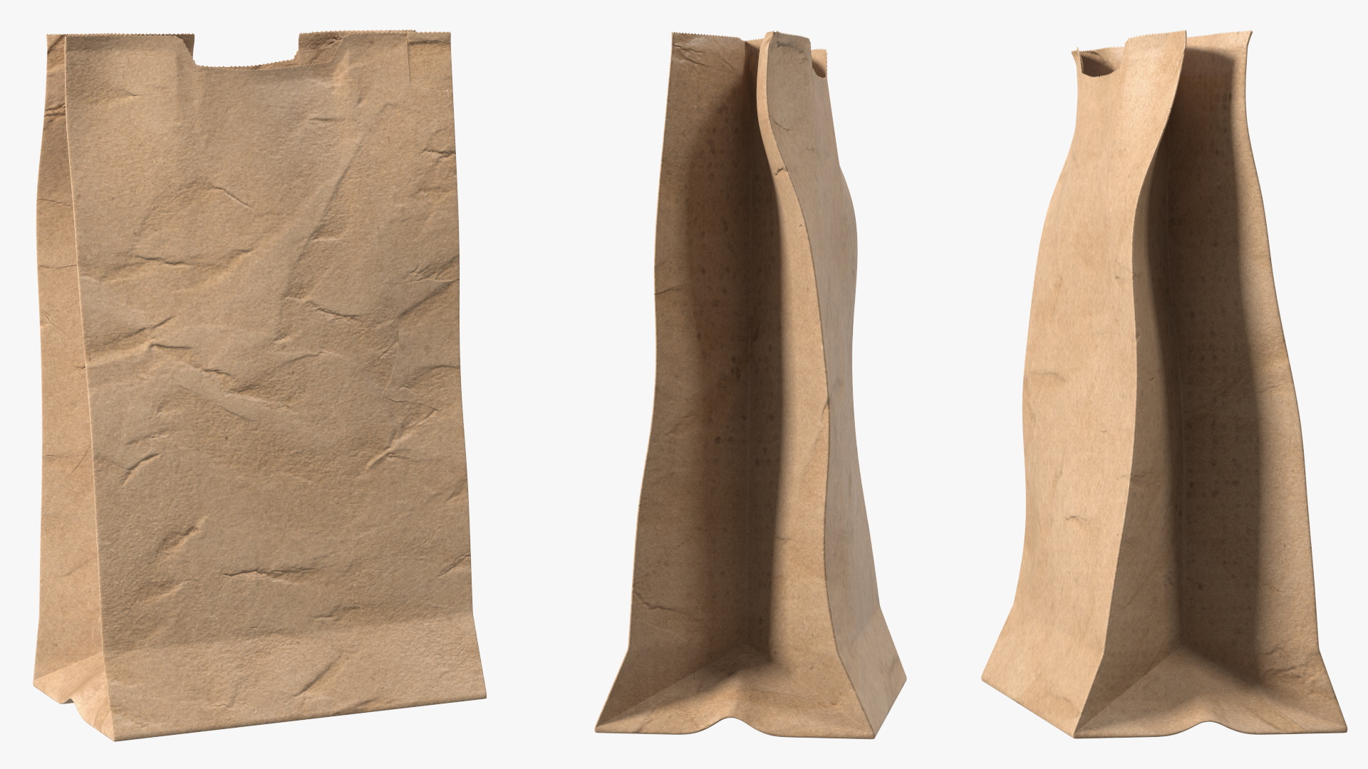 Paper Grocery Bag 3D