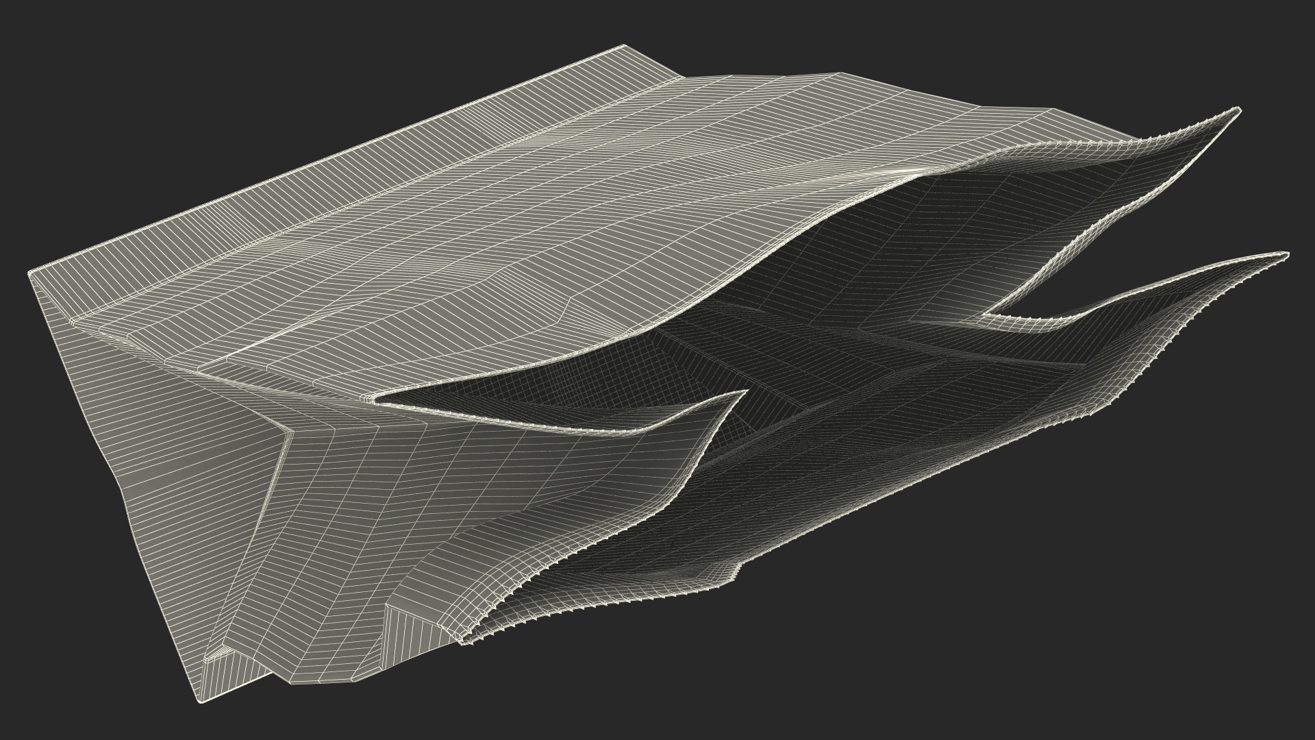Paper Grocery Bag 3D