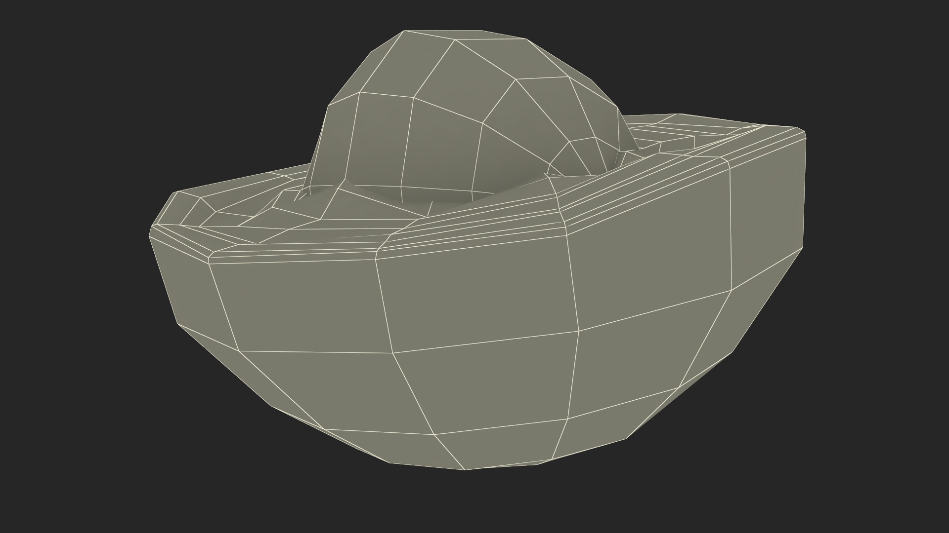 Half Peeled Longan Fruit 3D model
