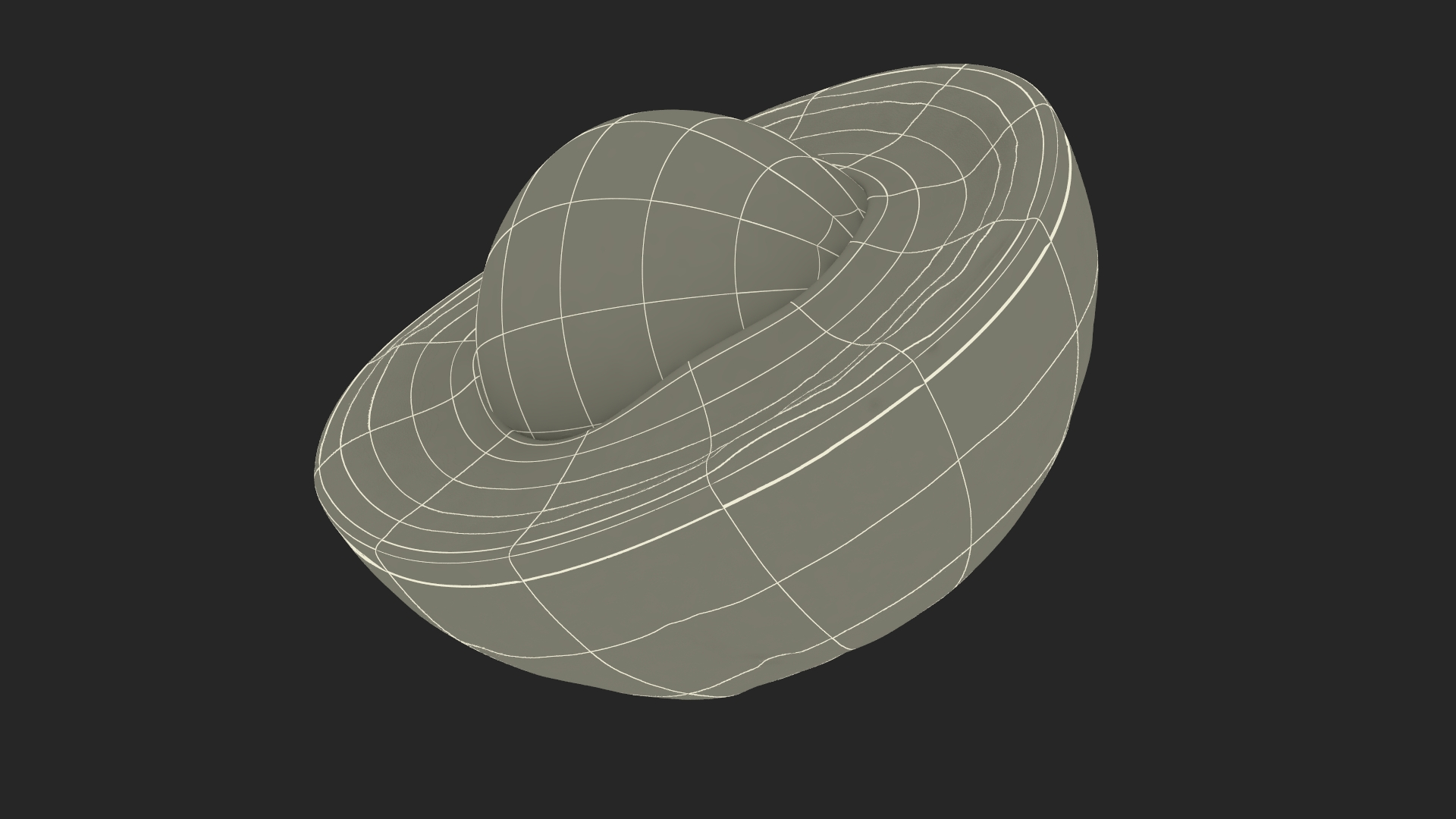 Half Peeled Longan Fruit 3D model