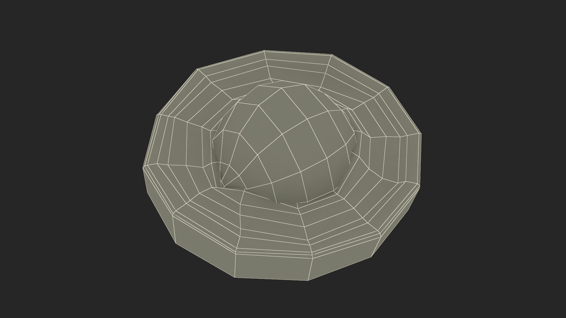 Half Peeled Longan Fruit 3D model